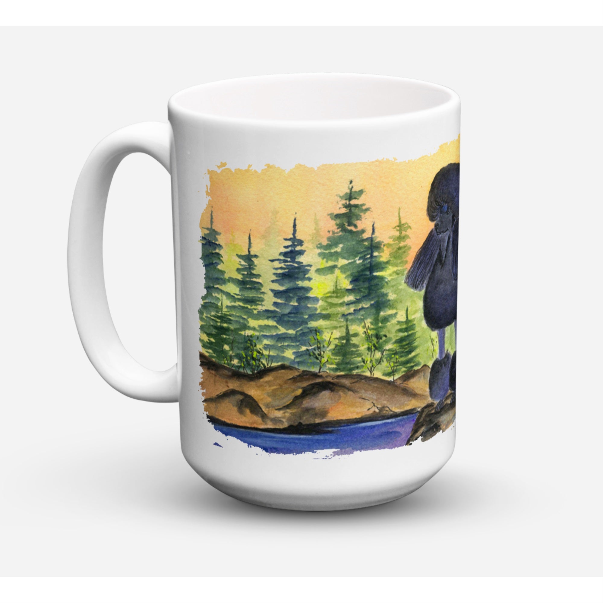 Poodle Coffee Mug 15 Oz