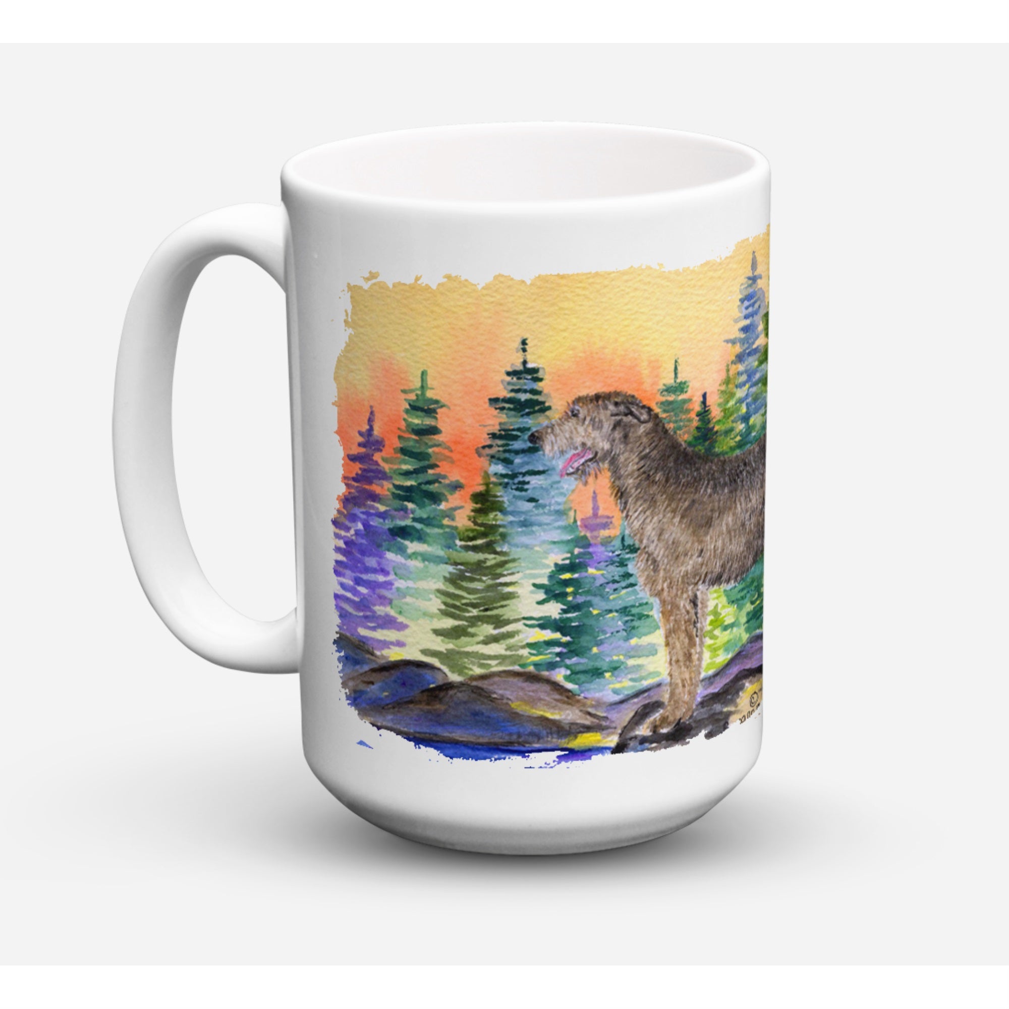 Irish Wolfhound Coffee Mug 15 Oz