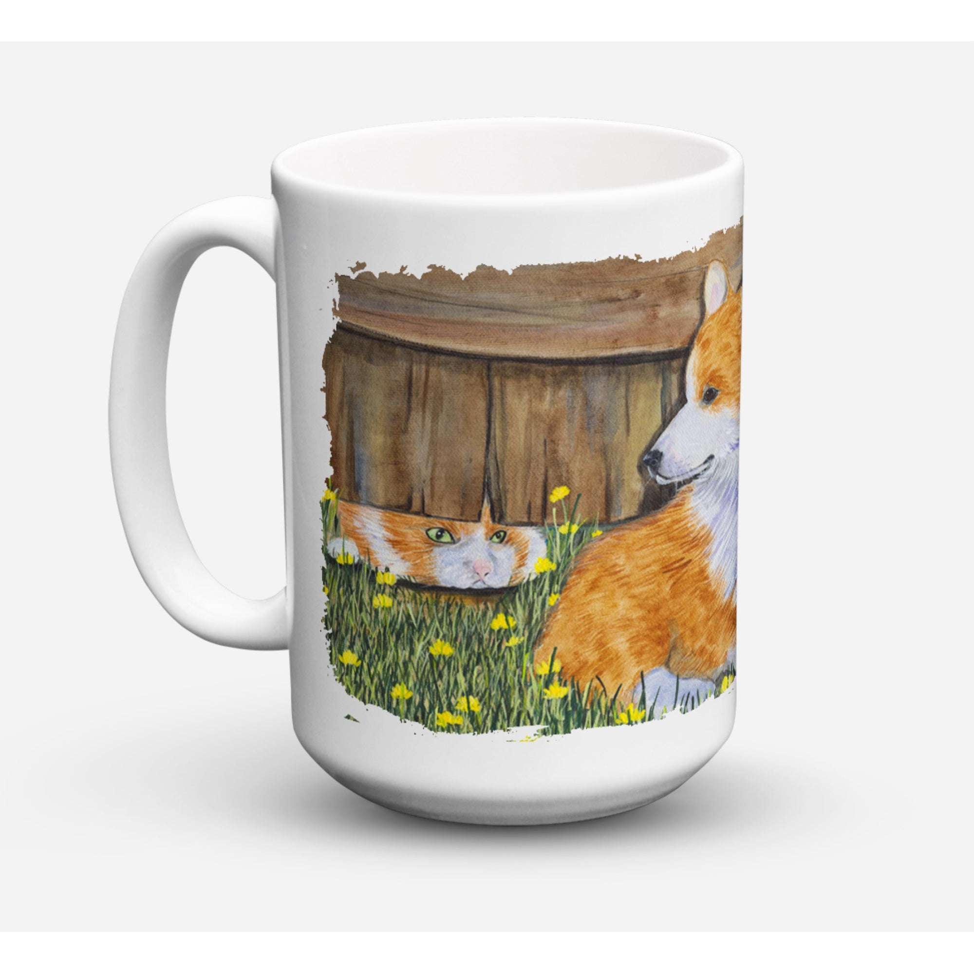 Corgi Coffee Mug 15 oz