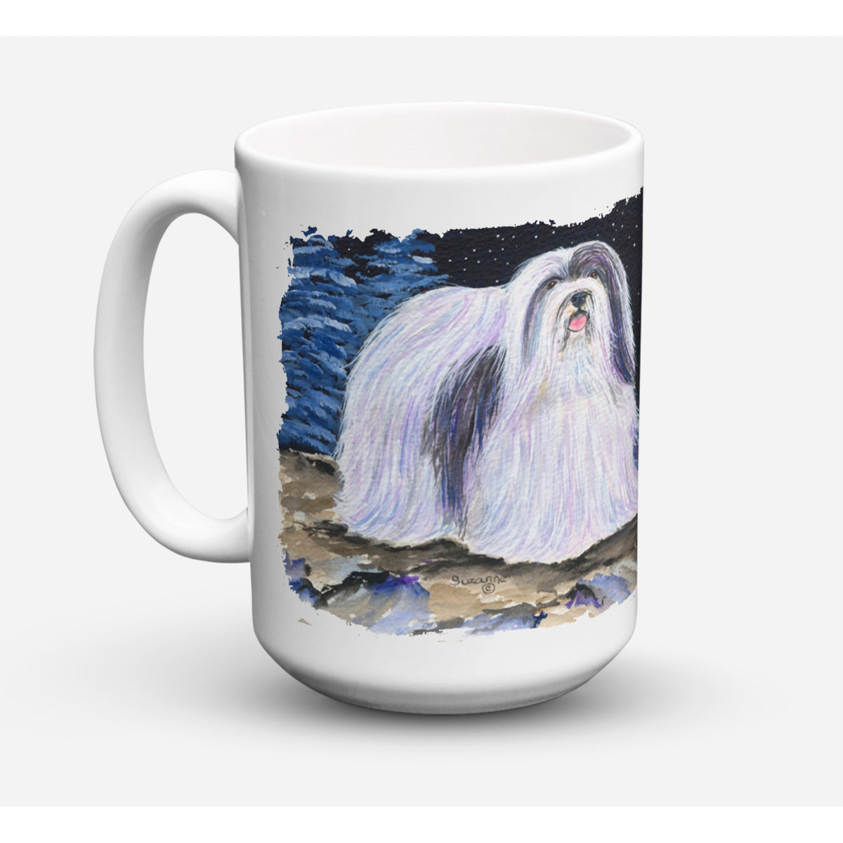 Starry Night Havanese Coffee Mug 15 Oz