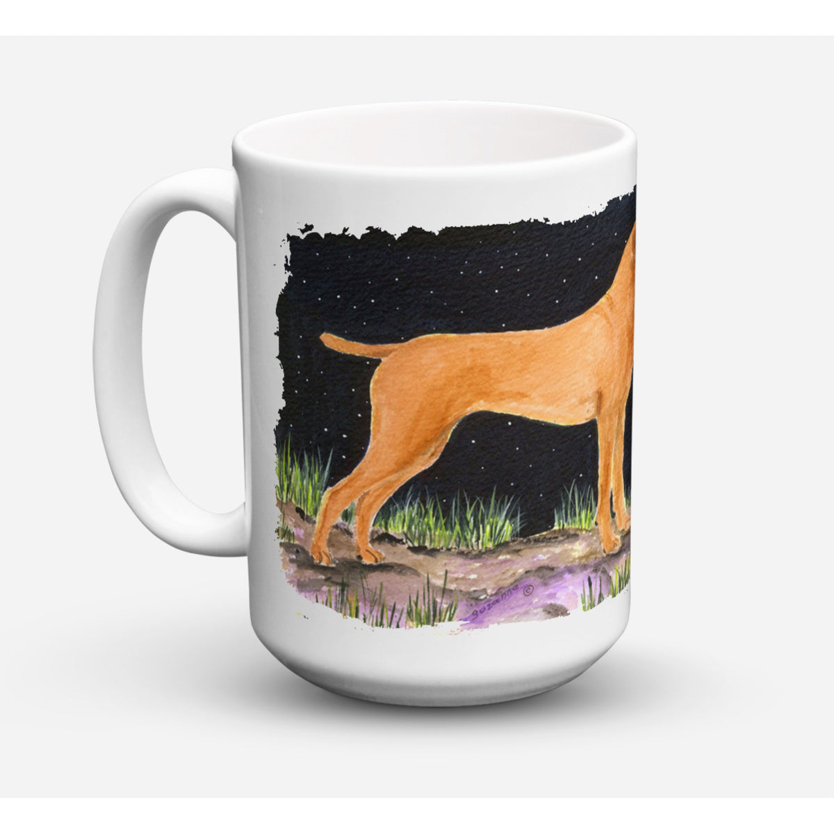 Starry Night Vizsla Coffee Mug 15 Oz