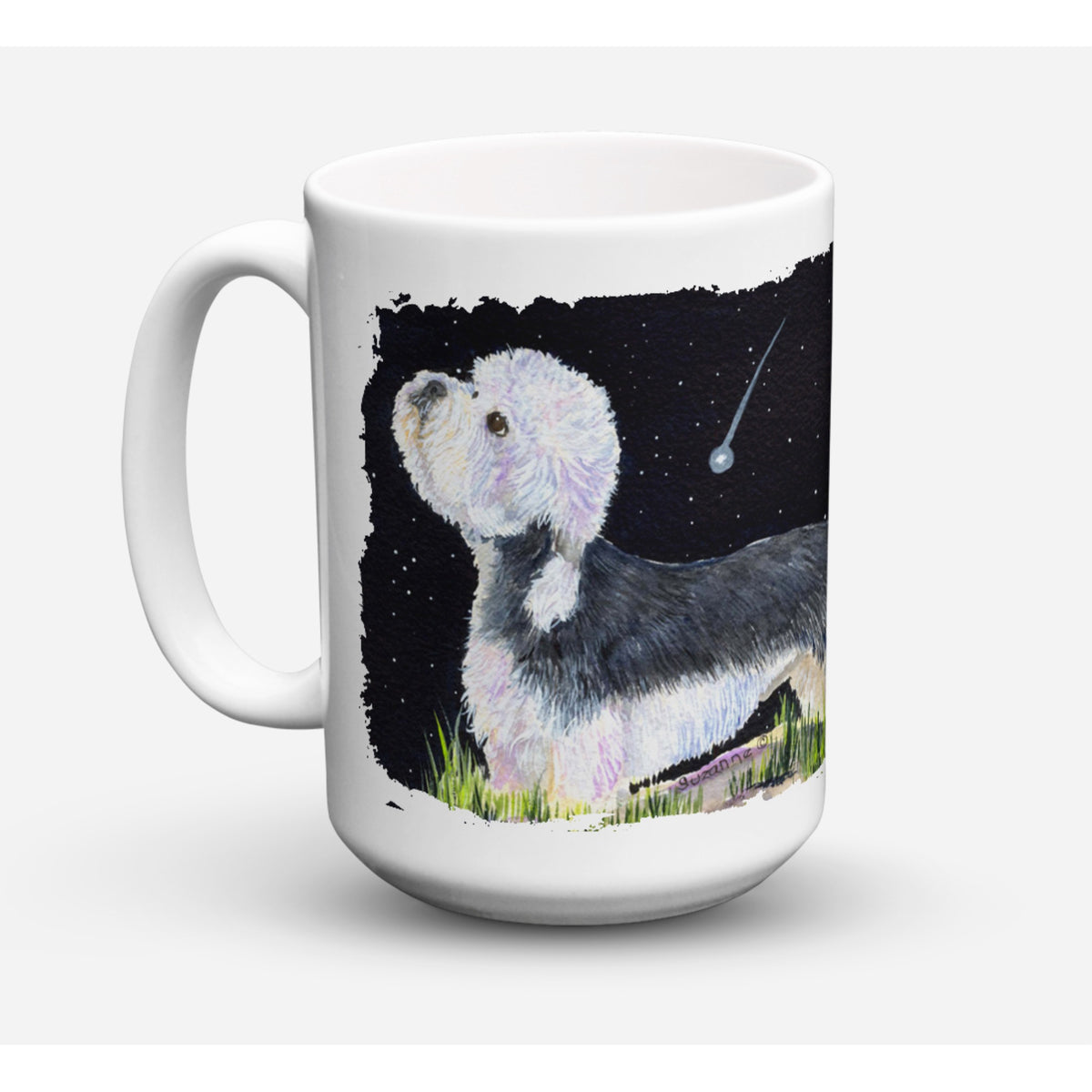 Starry Night Dandie Dinmont Terrier Coffee Mug 15 Oz