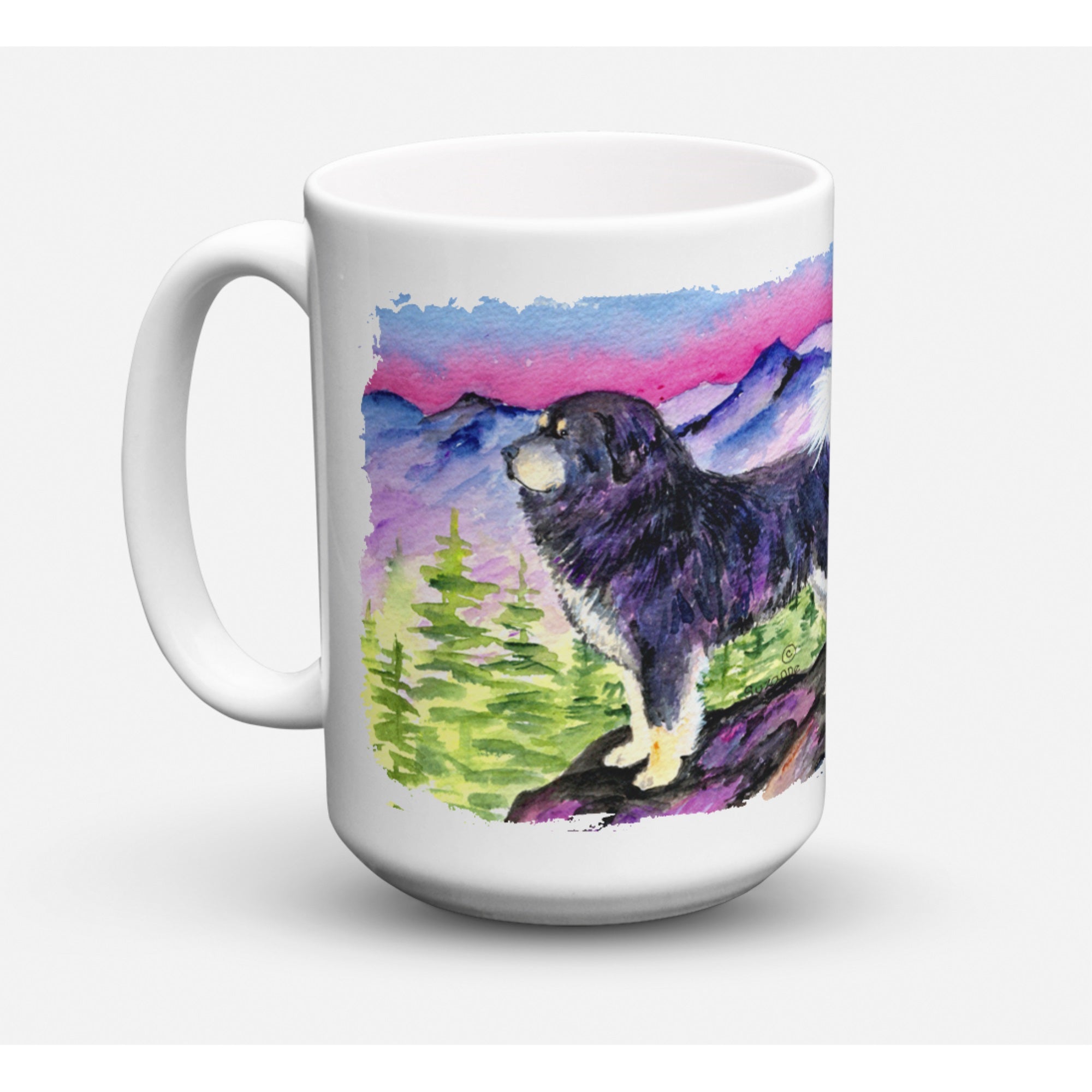 Tibetan Mastiff Coffee Mug 15 oz