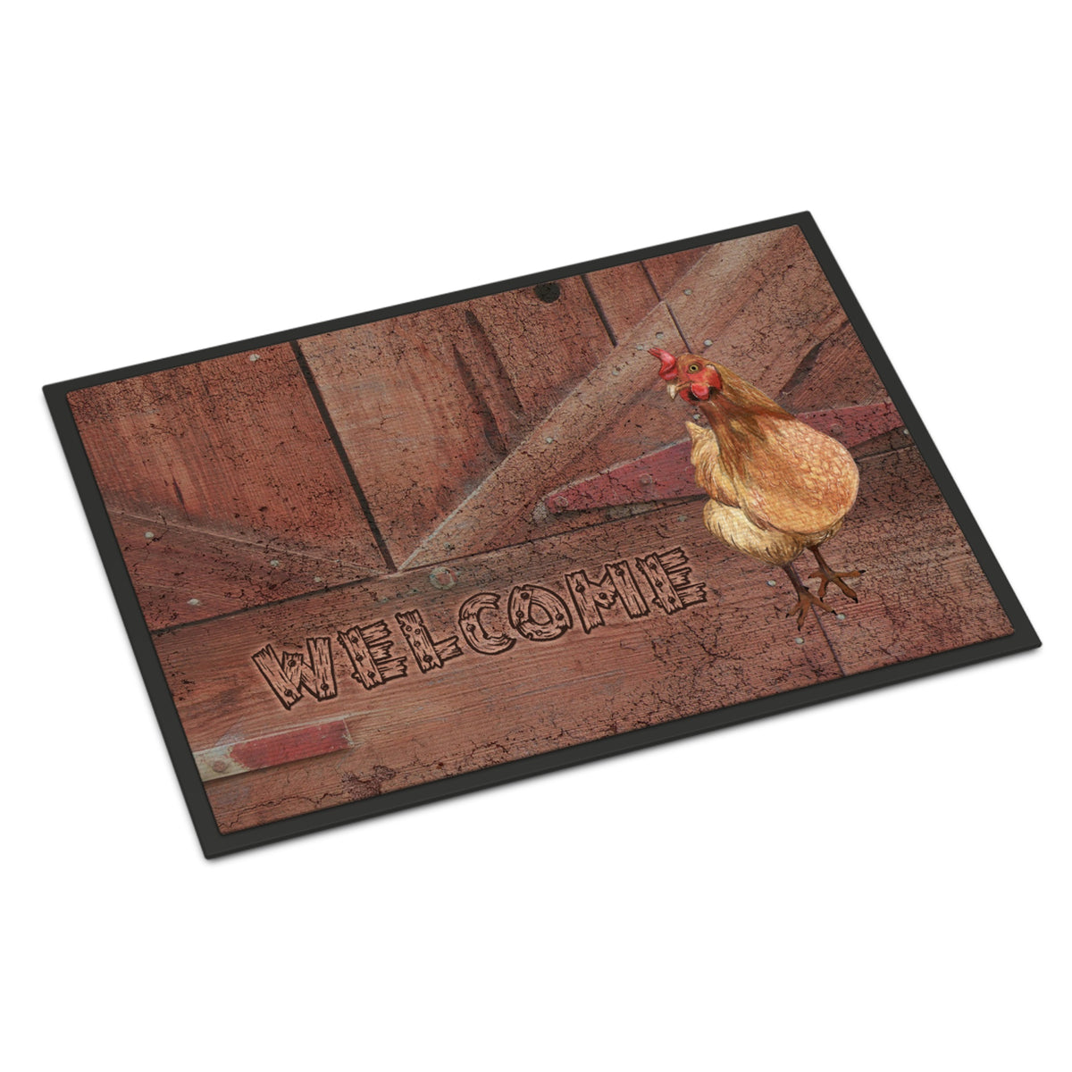 Welcome Chicken Indoor Or Outdoor Mat 18X27