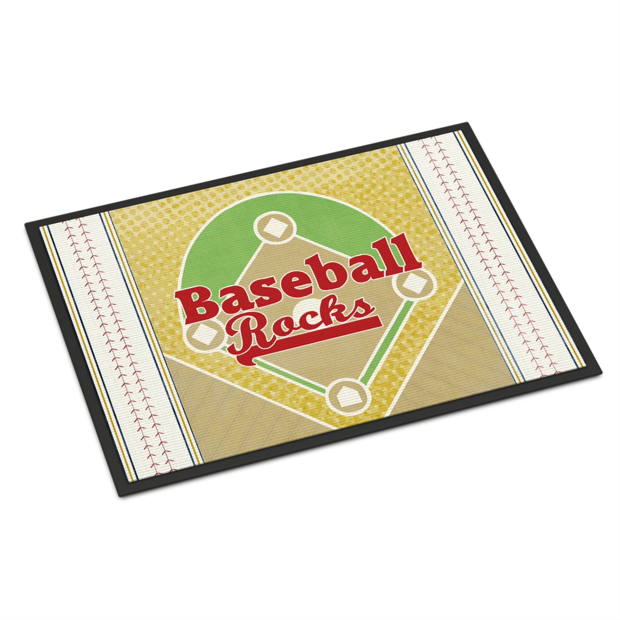 Baseball Rules Indoor Or Outdoor Mat 18X27