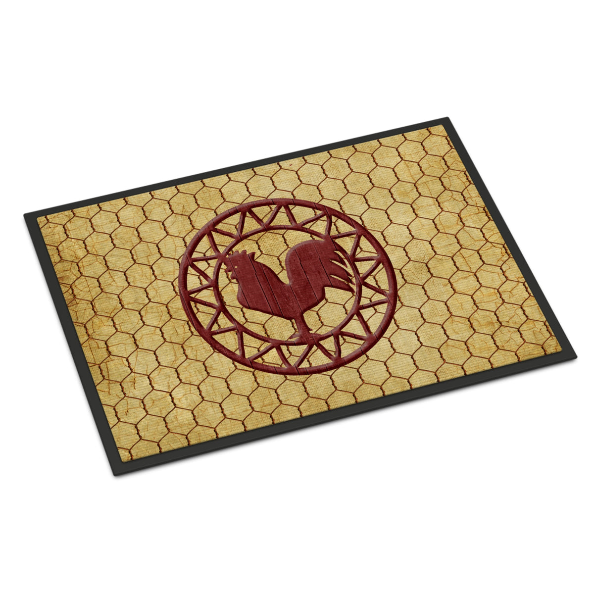 Rooster Chicken Coop Indoor Or Outdoor Mat 24X36