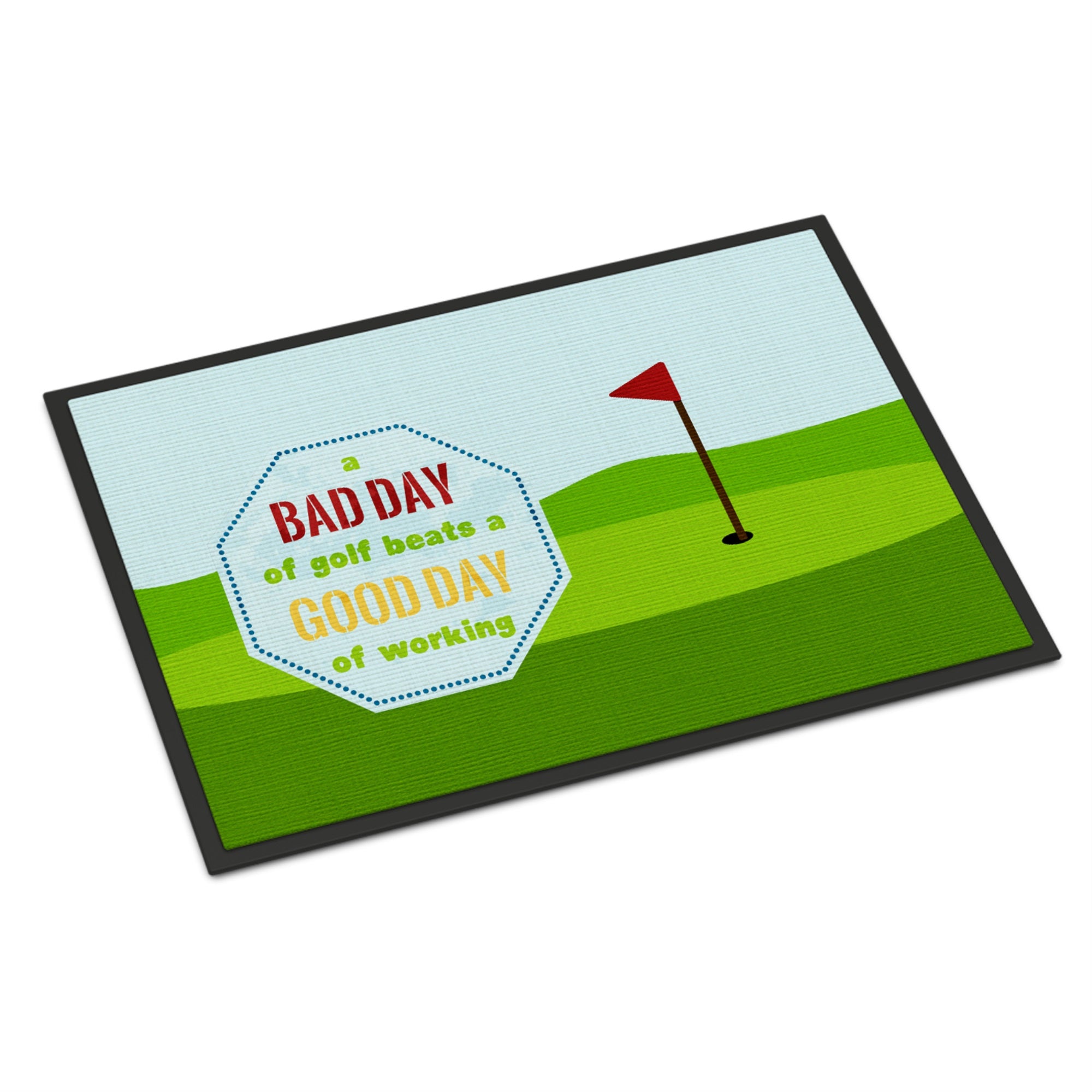 A Bad Day At Golf Indoor Or Outdoor Mat 24X36
