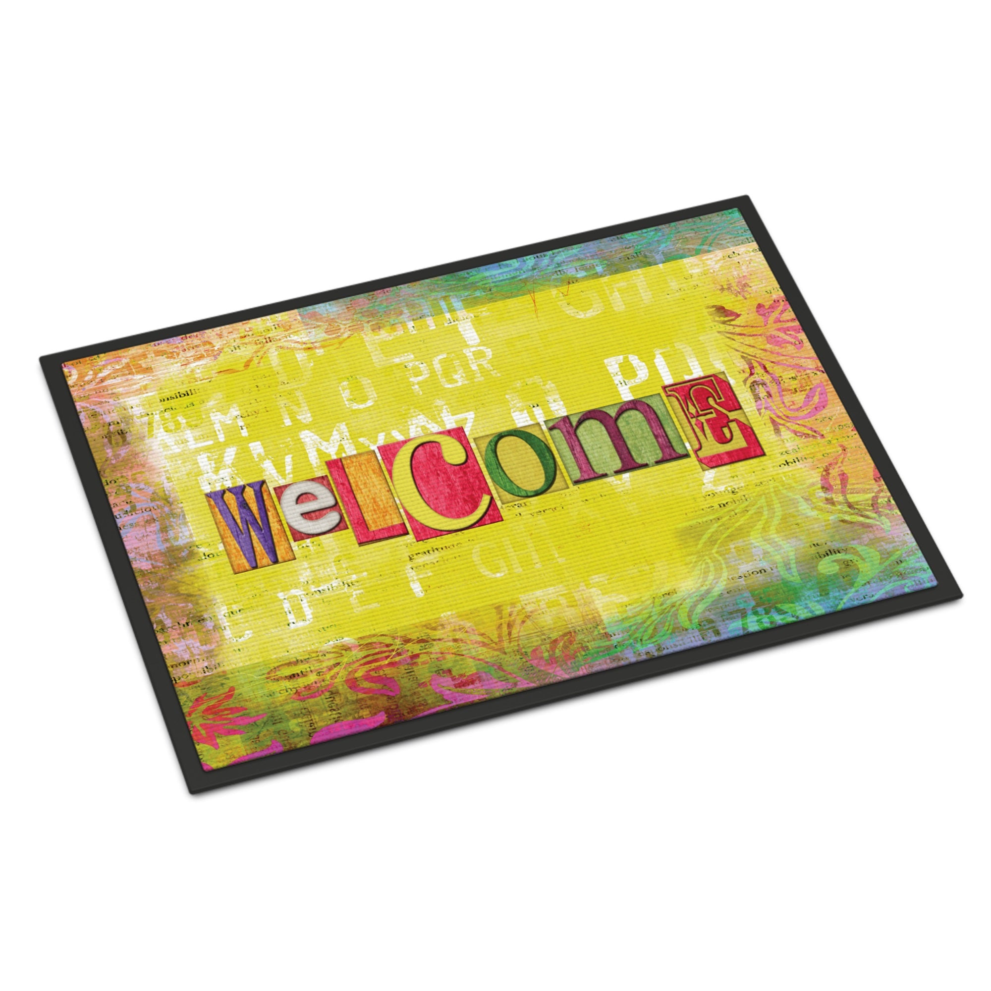 Artsy Welcome Indoor Or Outdoor Mat 18X27