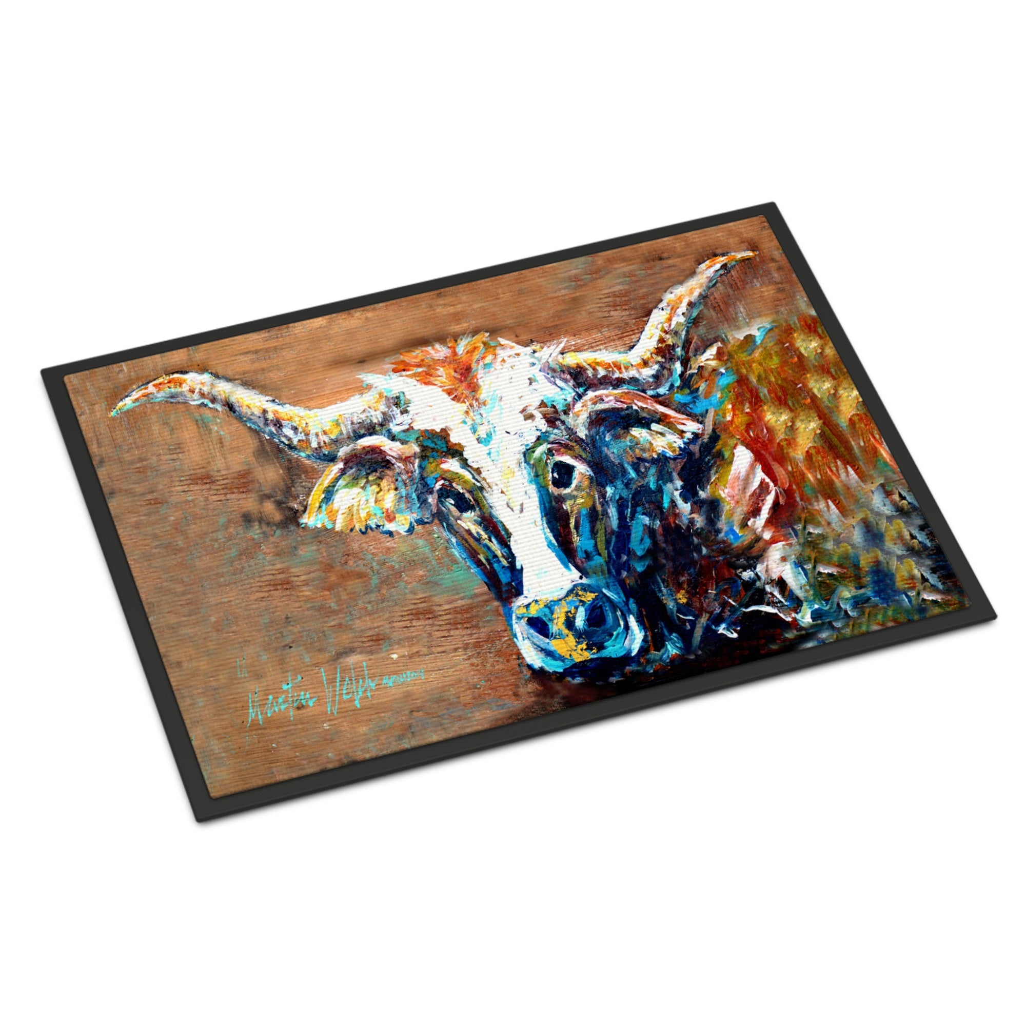 On The Loose Brown Cow Indoor Or Outdoor Mat 24X36