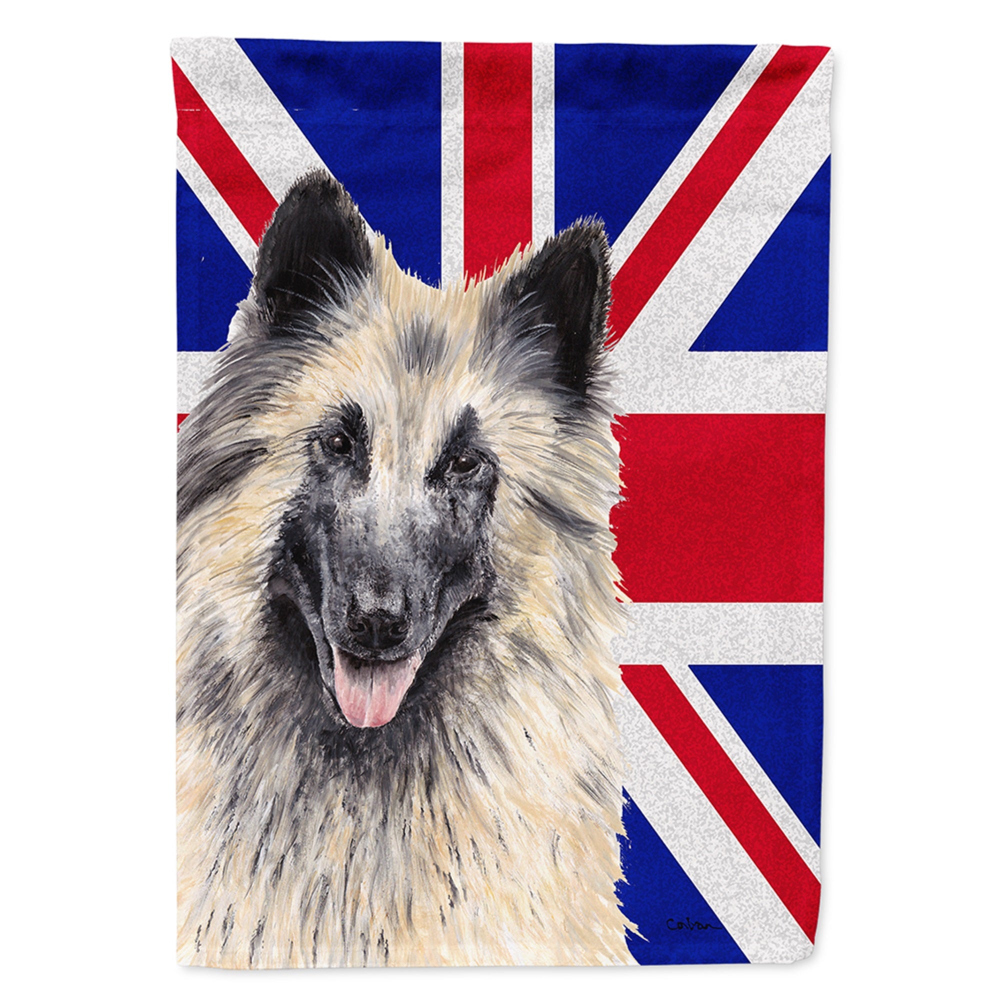 Belgian Tervuren With English Union Jack British Flag Flag Garden Size