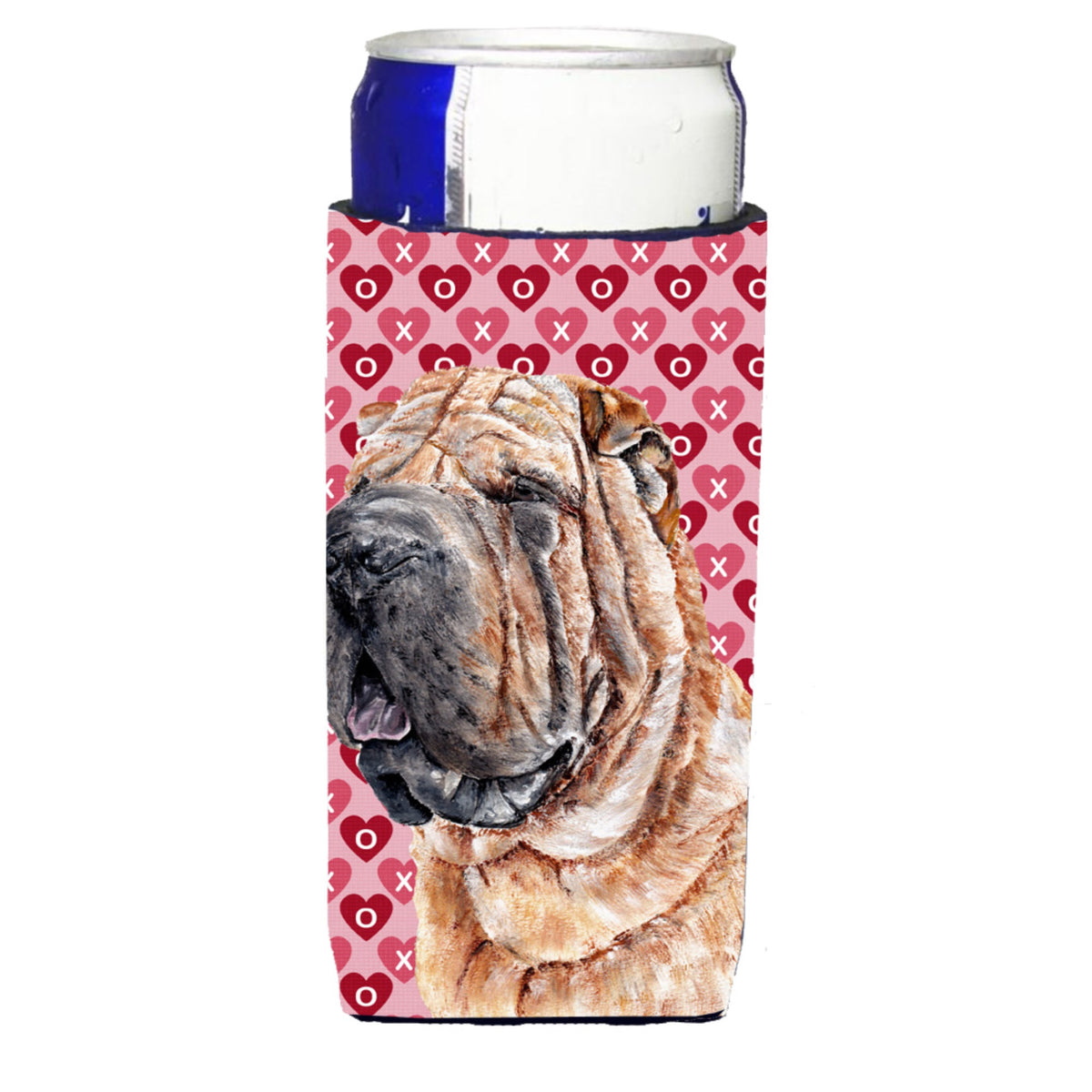 Shar Pei Hearts And Love Ultra Hugger For Slim Cans