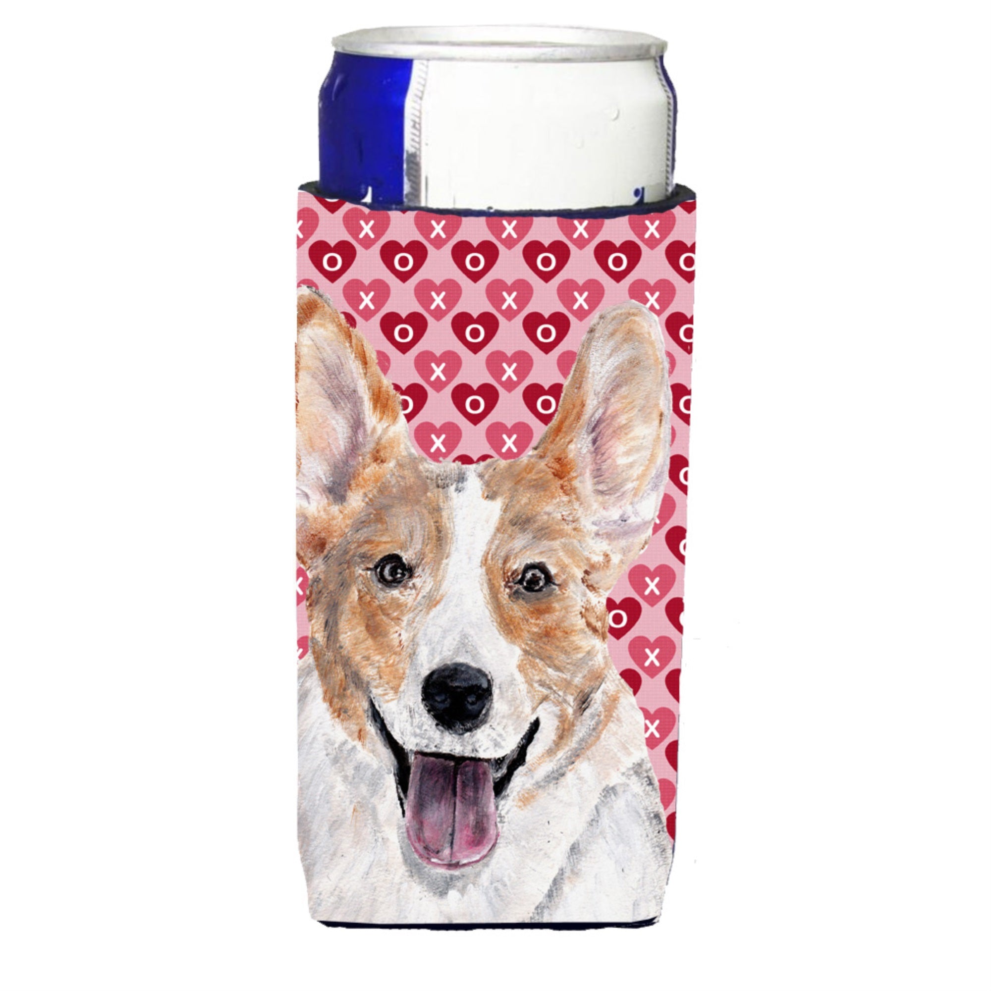 Cardigan Corgi Hearts And Love Ultra Hugger For Slim Cans