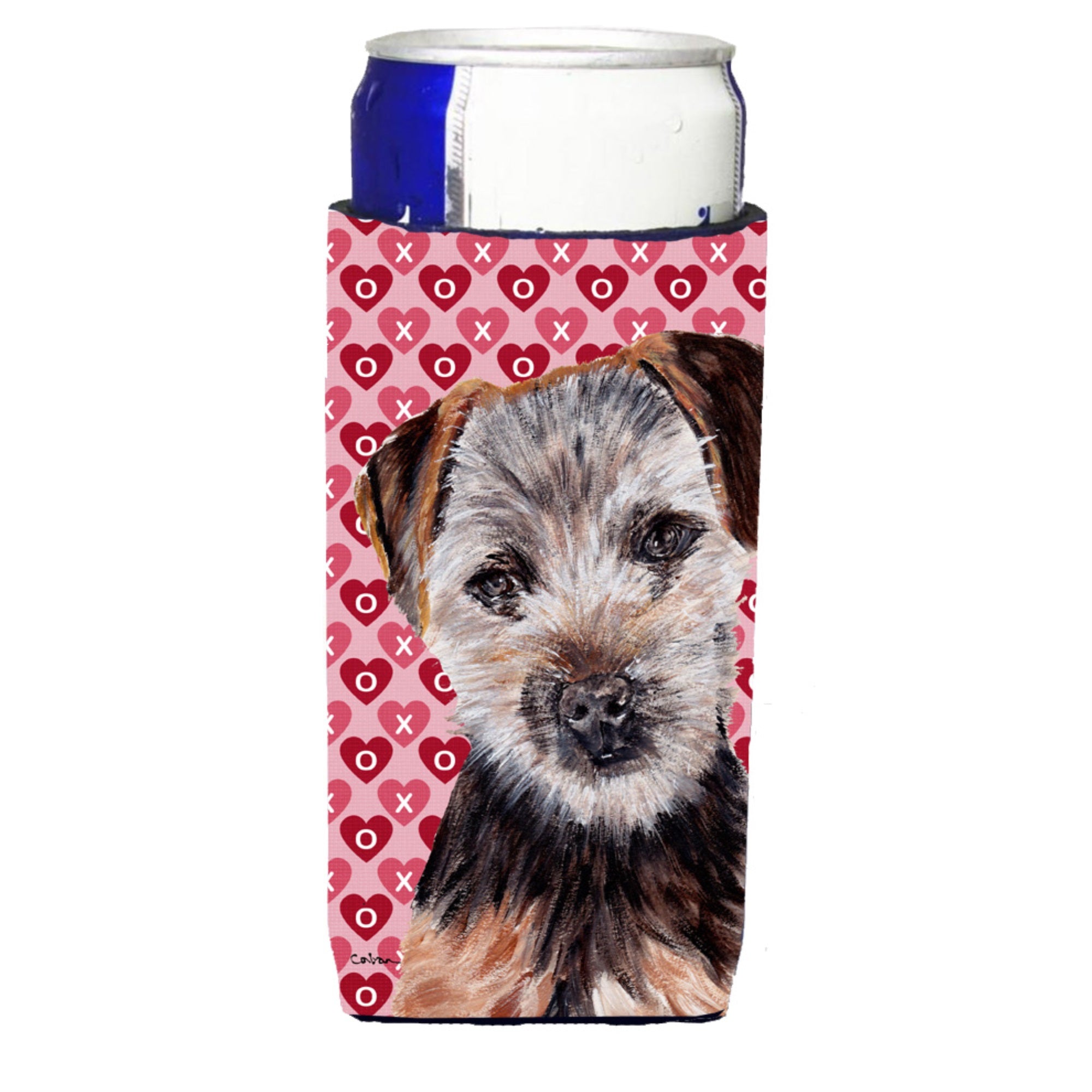Norfolk Terrier Puppy Hearts And Love Ultra Hugger For Slim Cans
