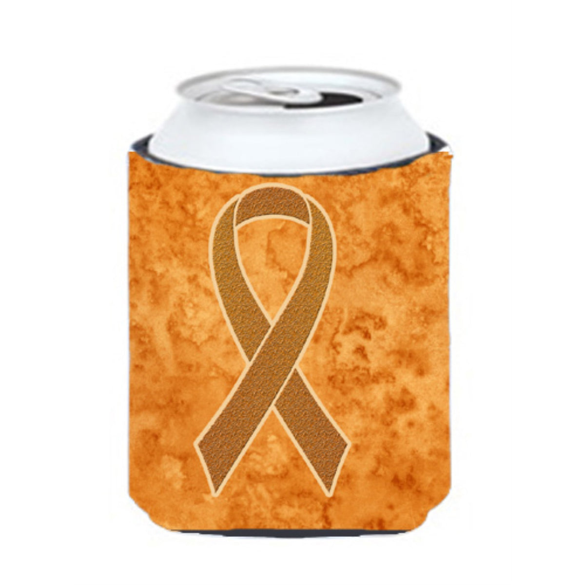 Orange Ribbon For Leukemia Awareness Can Or Bottle Hugger
