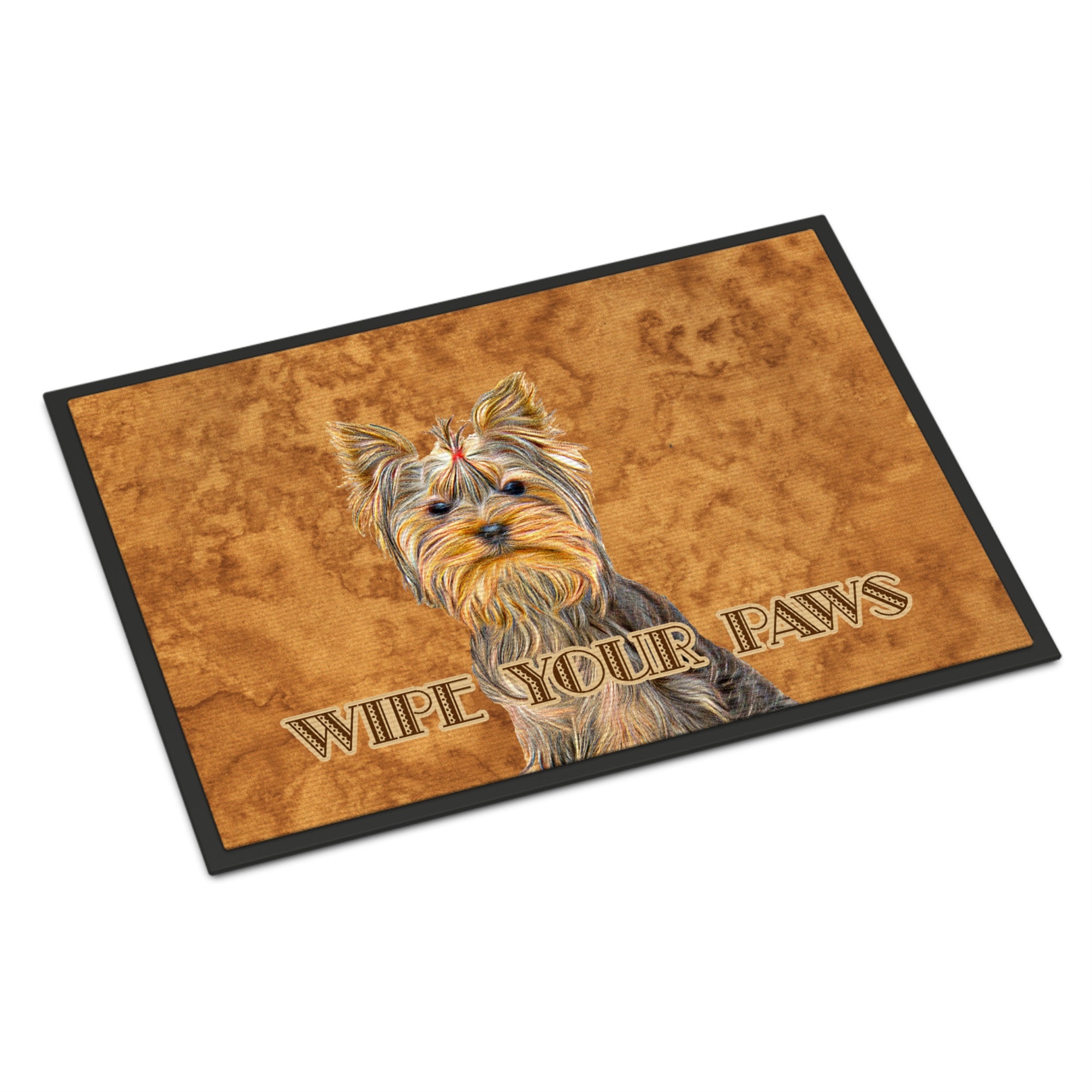 Yorkie / Yorkshire Terrier Wipe Your Paws Indoor Or Outdoor Mat 18X27