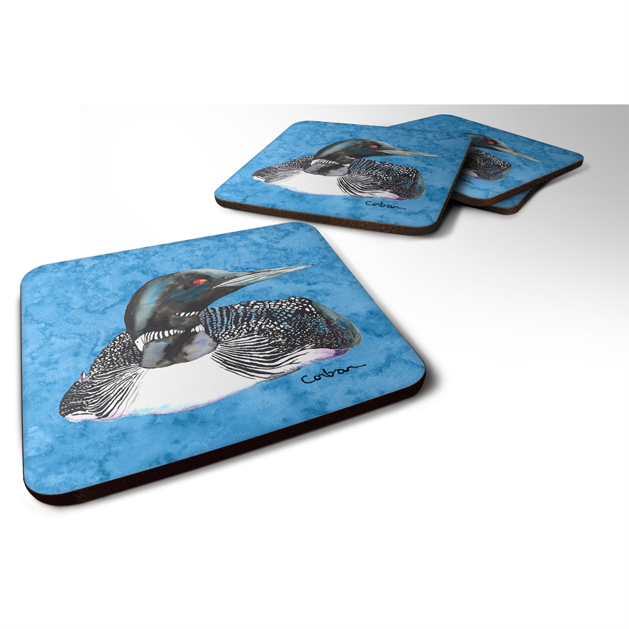 Loon Foam Coaster Set Of 4
