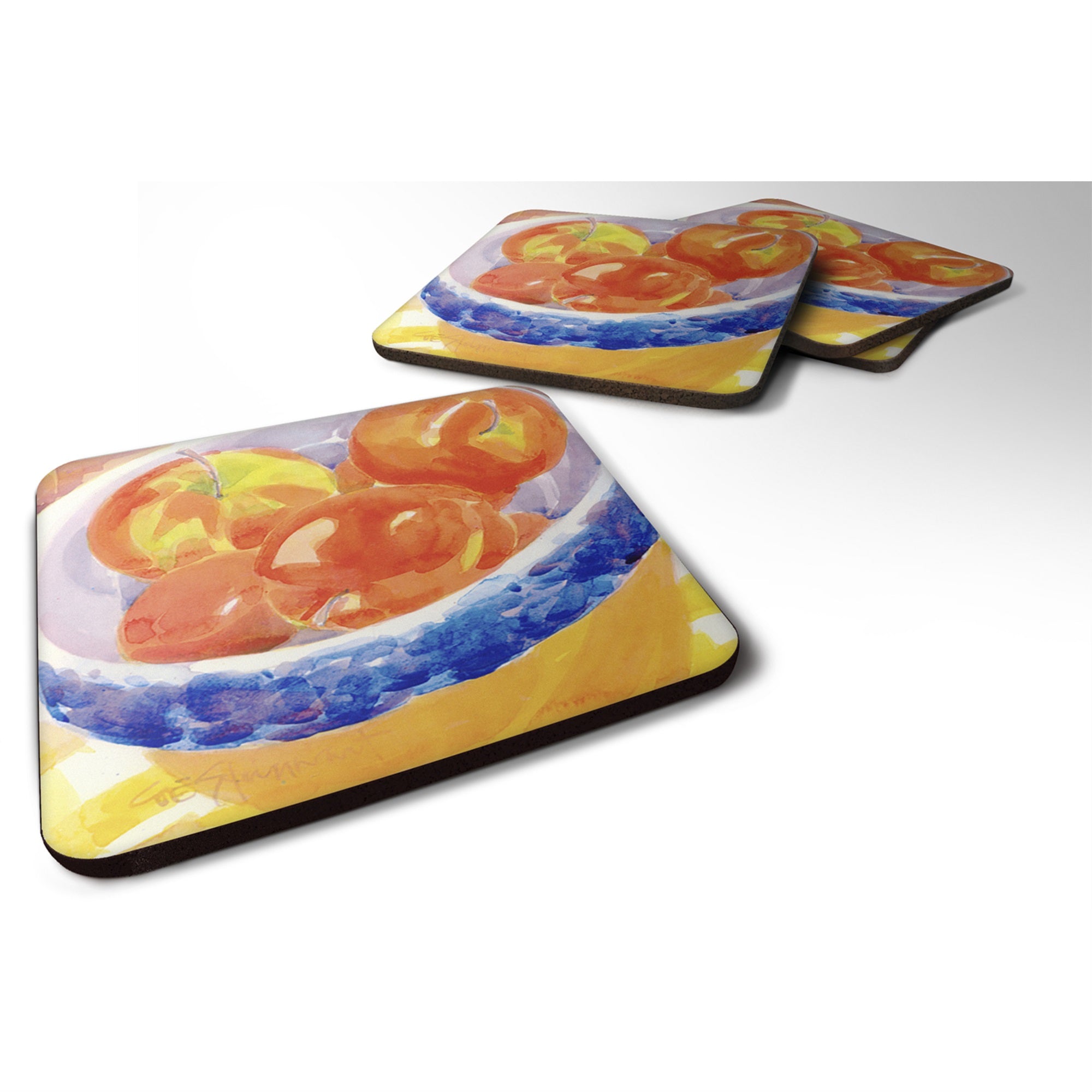 Bowl Of Apples Foam Coaster Set Of 4