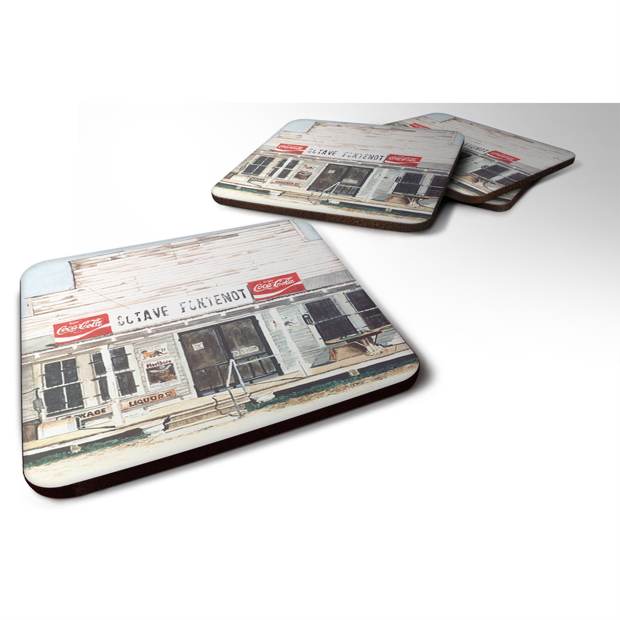 Octave Fontenot Foam Coaster Set Of 4