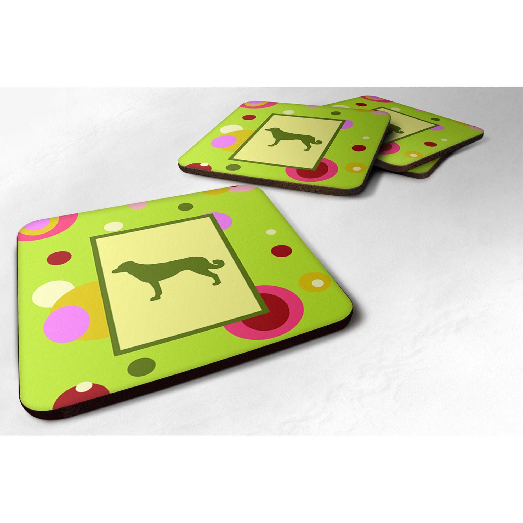 Anatolian Shepherd Foam Coaster Set Of 4