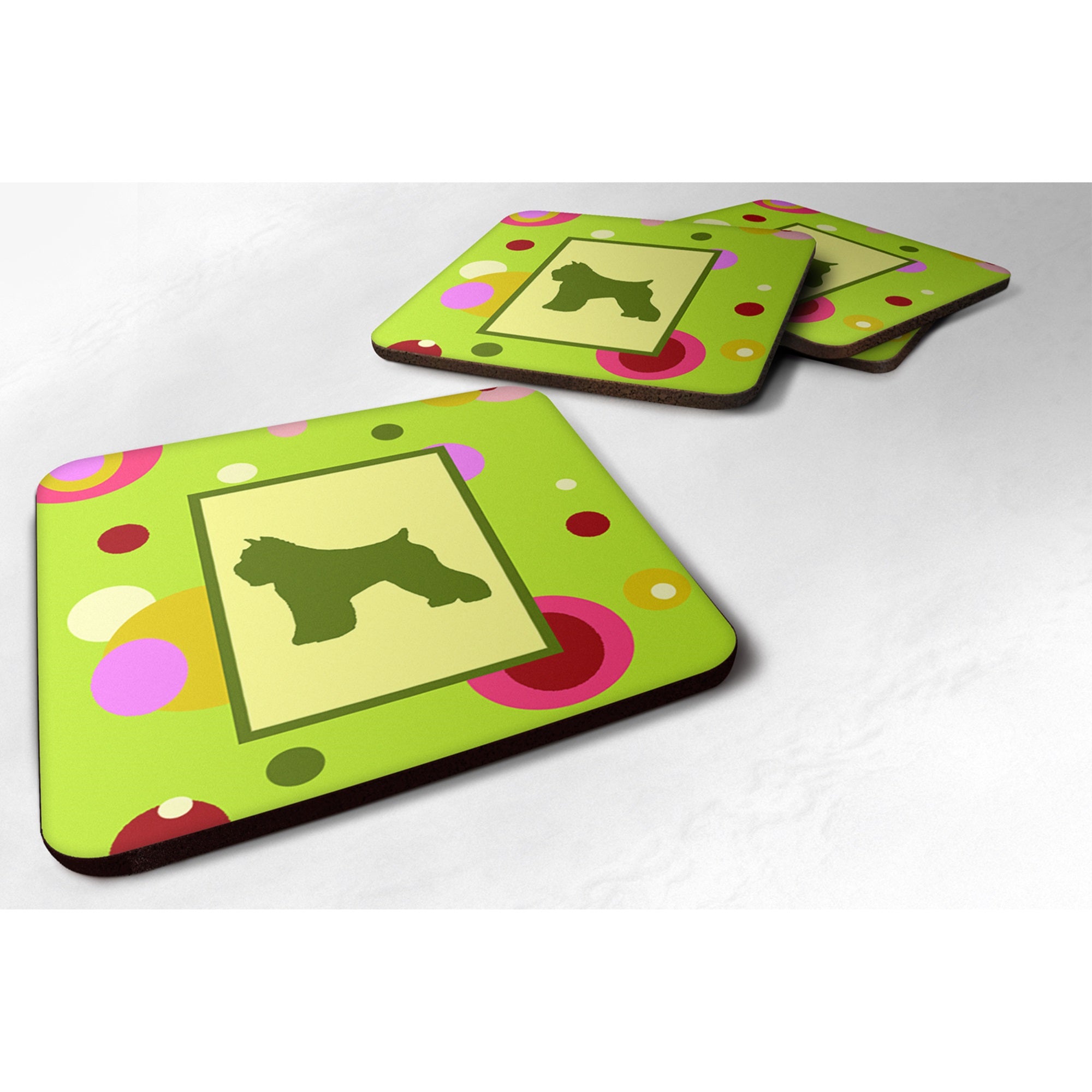 Bouvier Des Flandres Foam Coaster Set Of 4