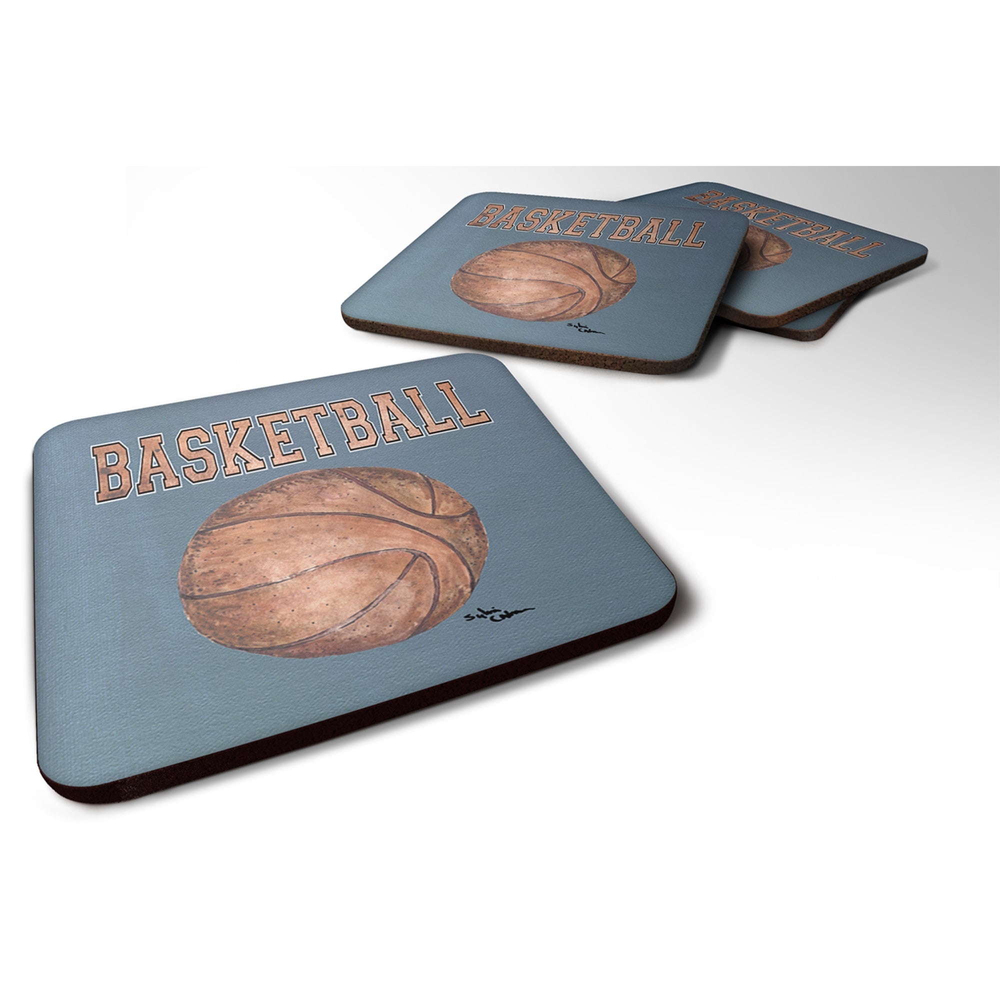 Basketball Foam Coaster Set Of 4
