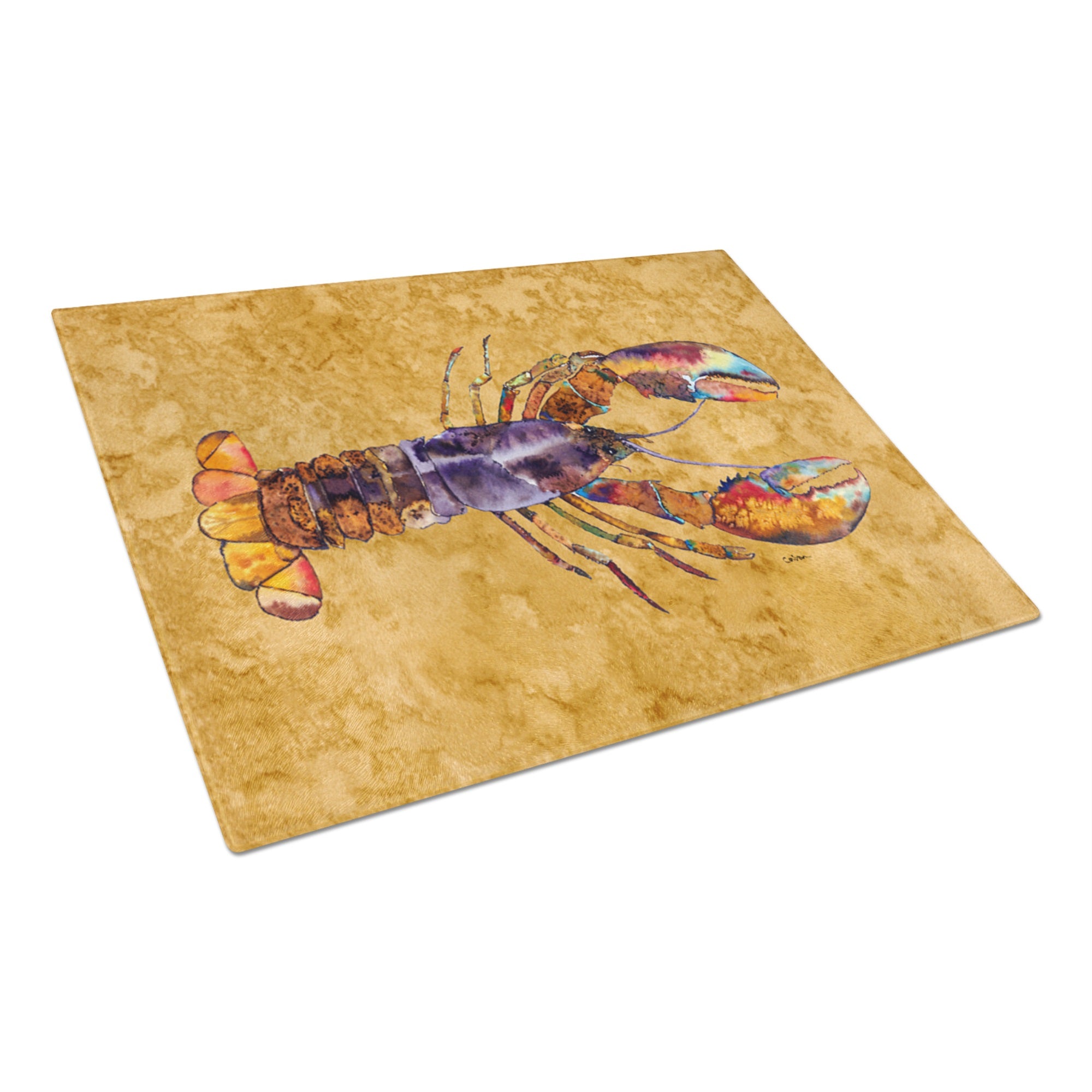 Lobster Glass Cutting Board Large