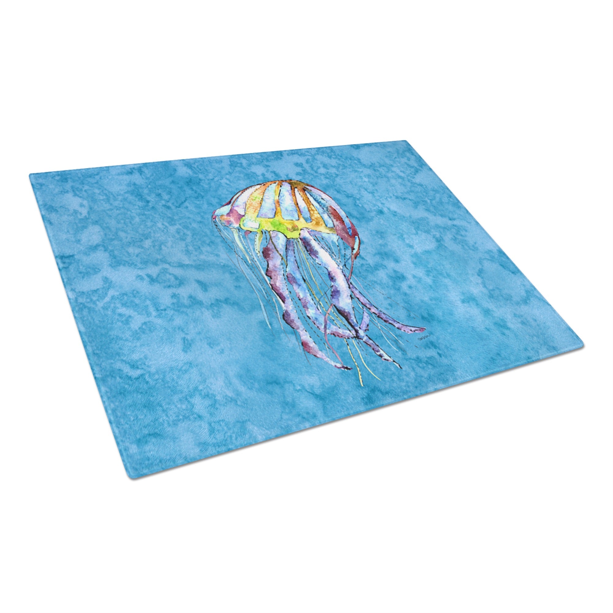 Jellyfish Glass Cutting Board Large