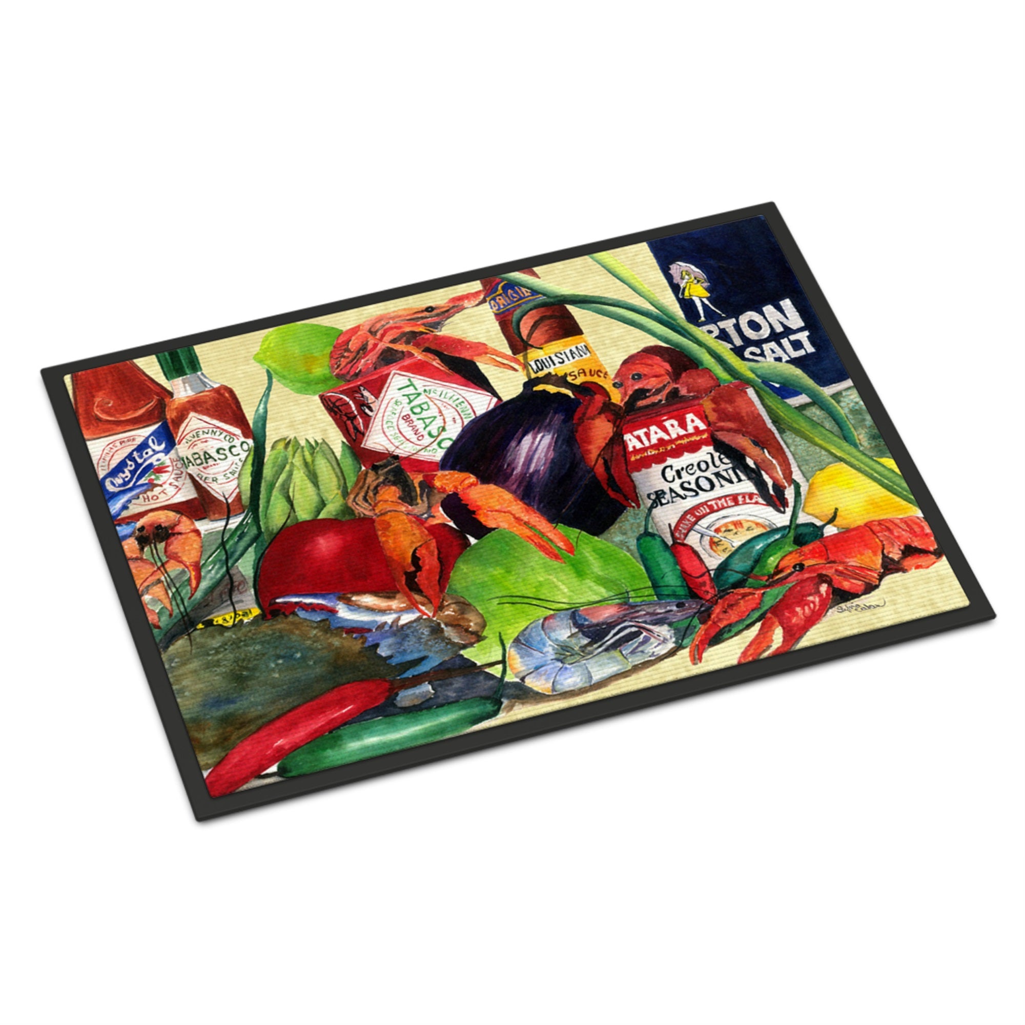 Spices And Crawfish Indoor Or Outdoor Mat 18X27