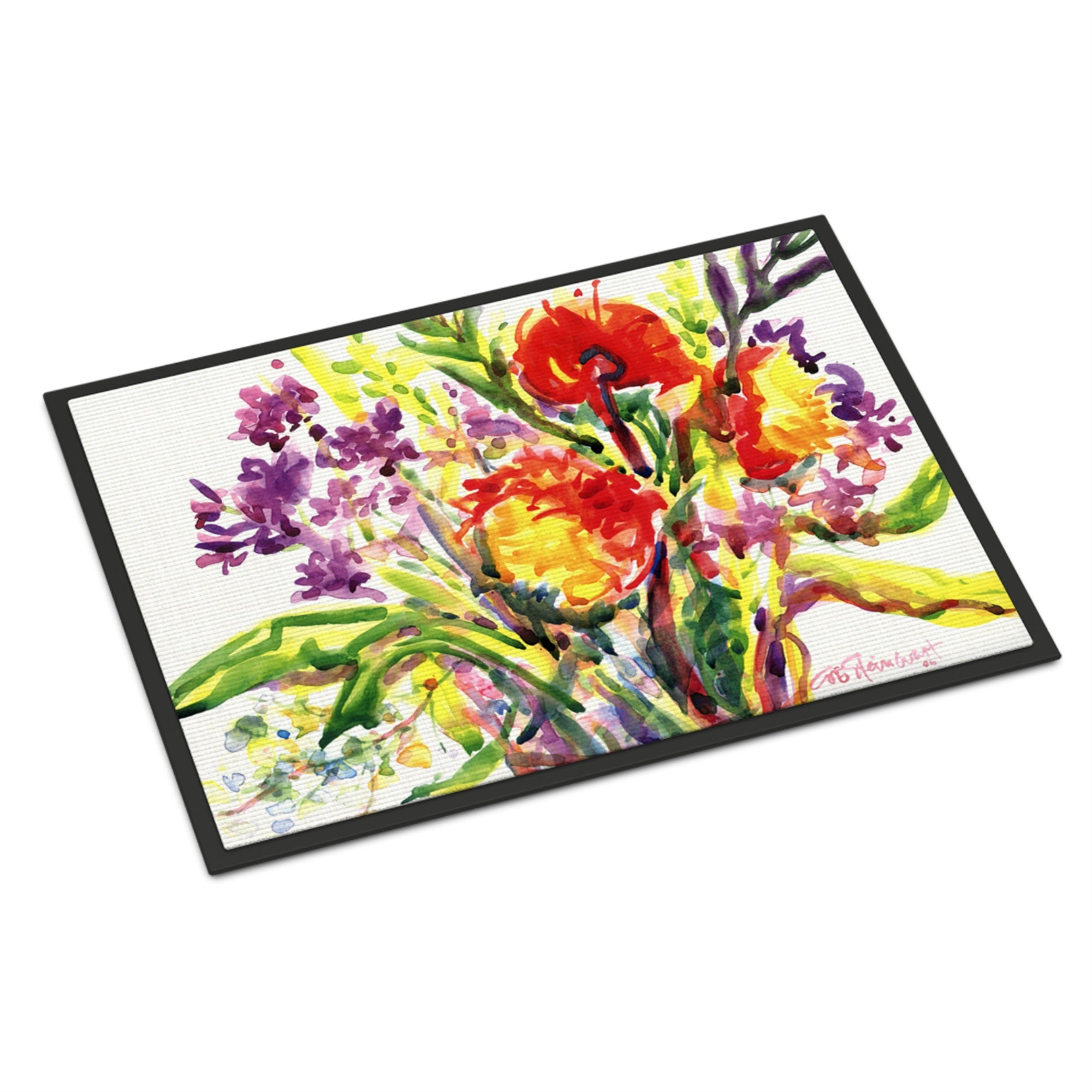 Flower Indoor Or Outdoor Mat 18X27