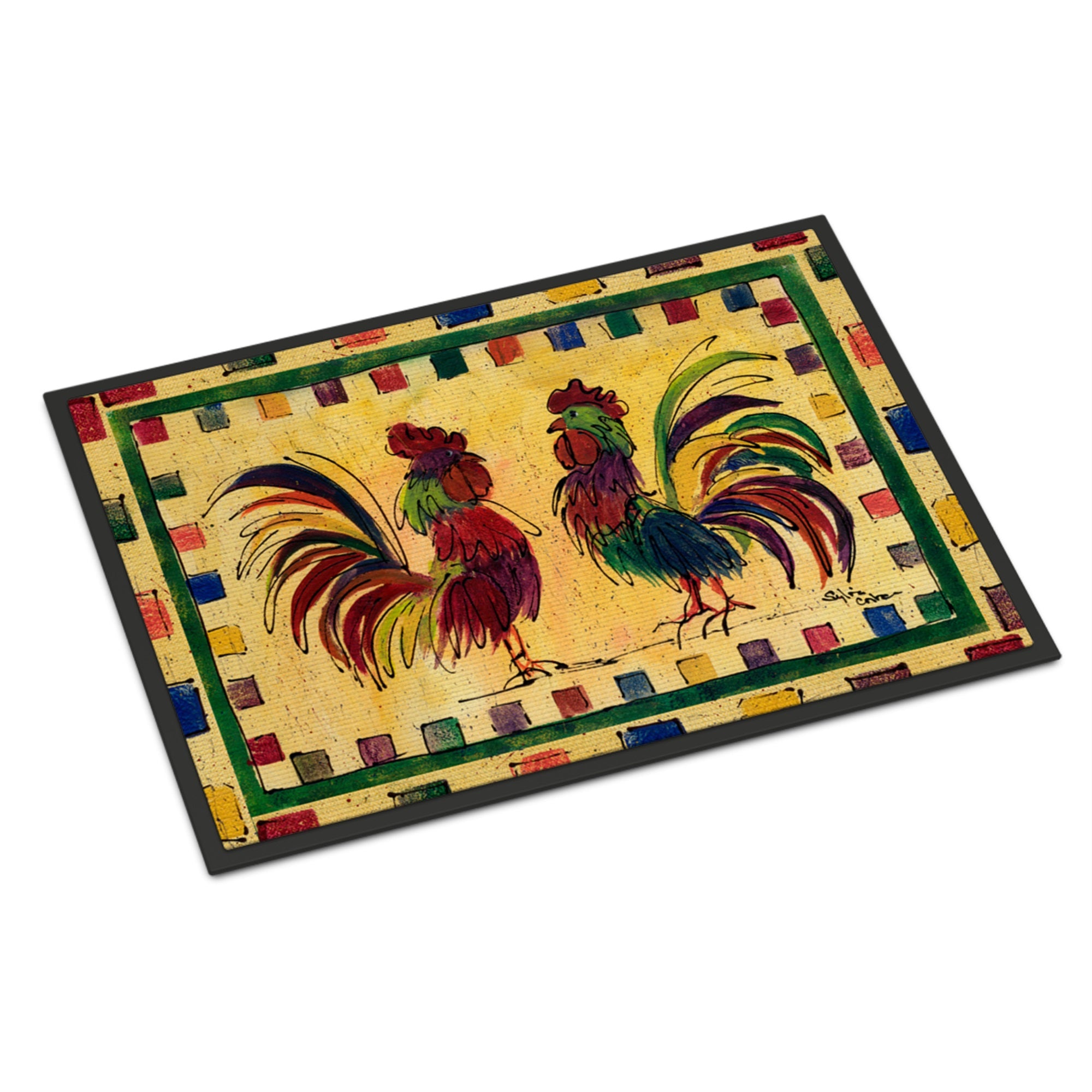 Bird - Rooster Indoor Or Outdoor Mat 18X27