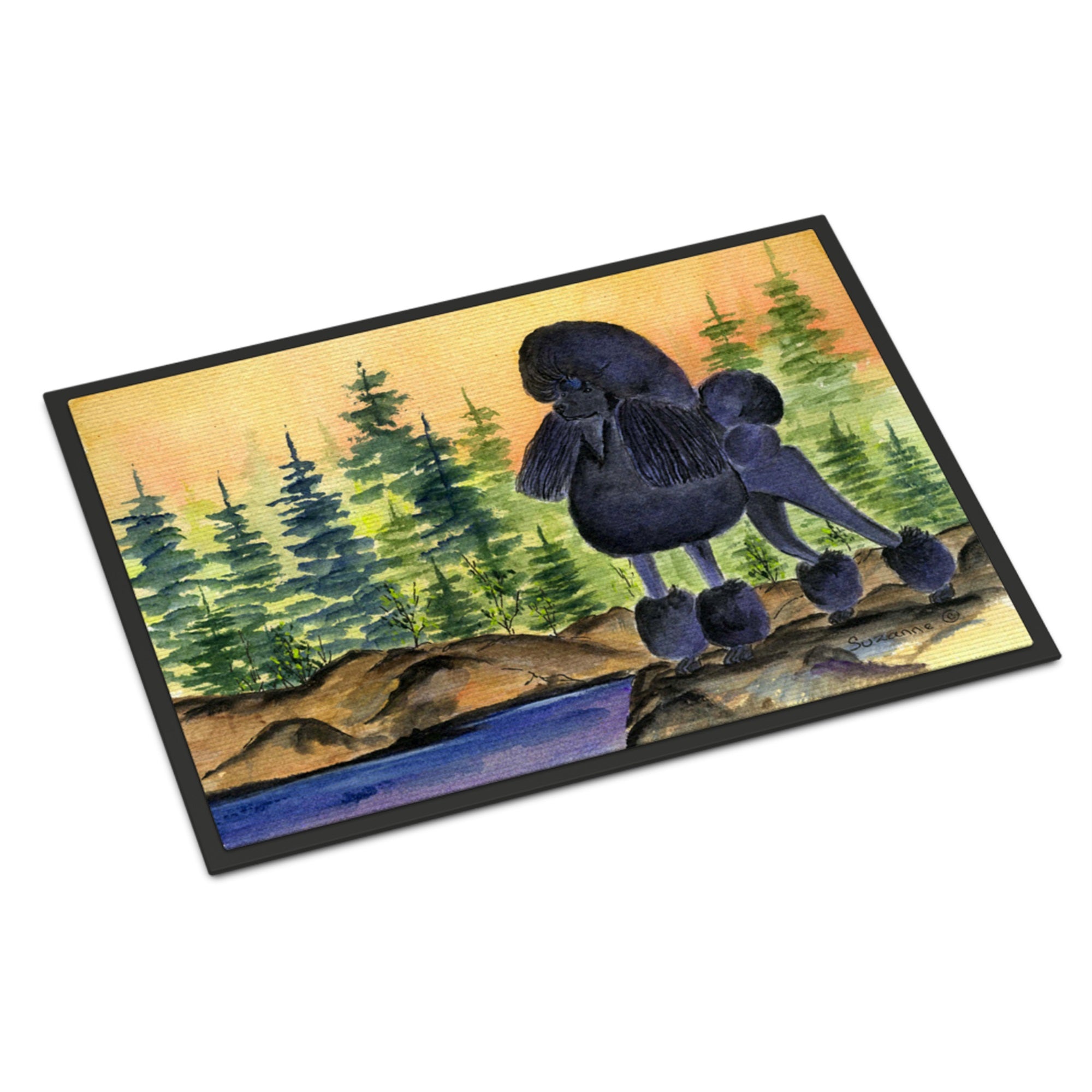Poodle Indoor Or Outdoor Mat 18X27