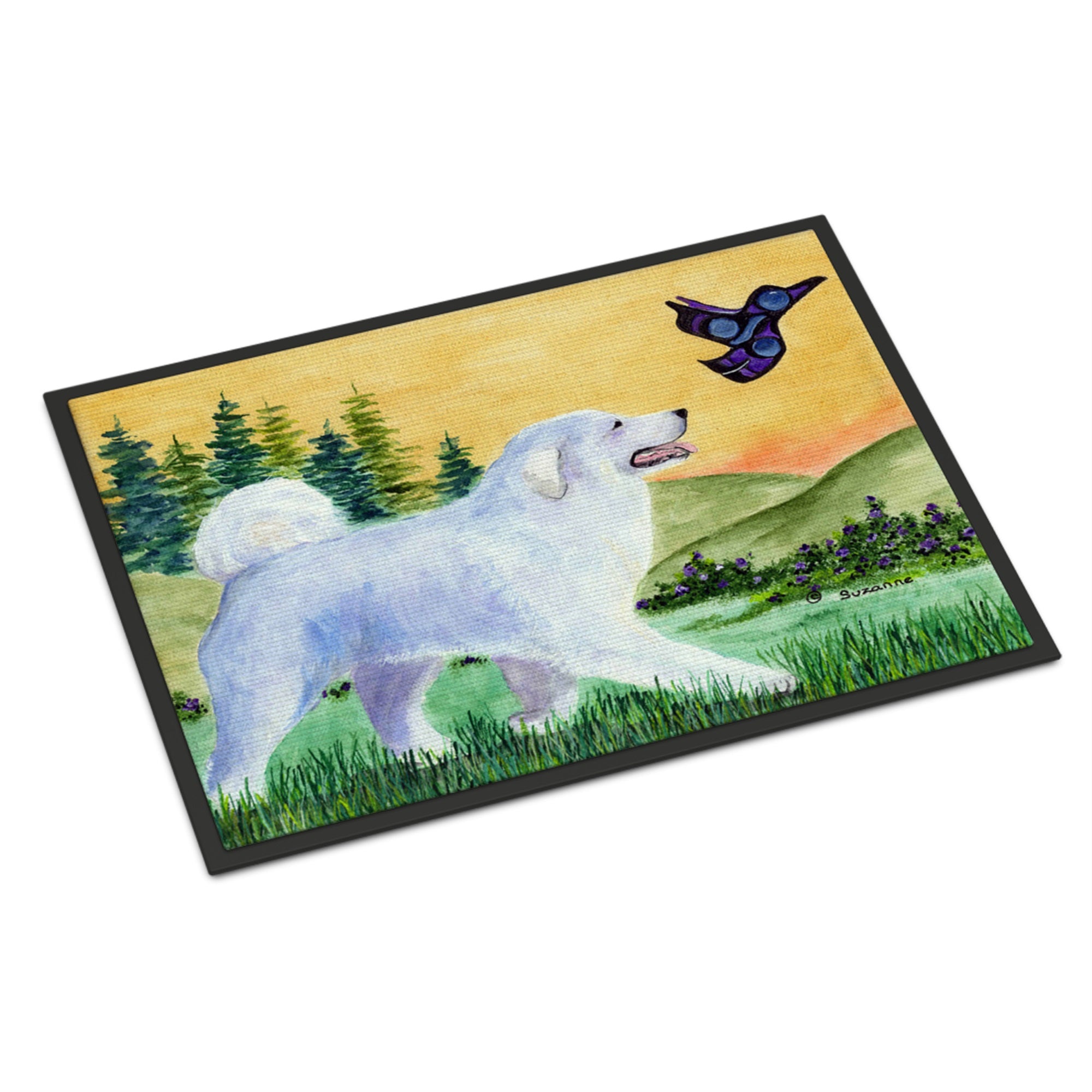 Great Pyrenees Indoor Or Outdoor Mat 18X27
