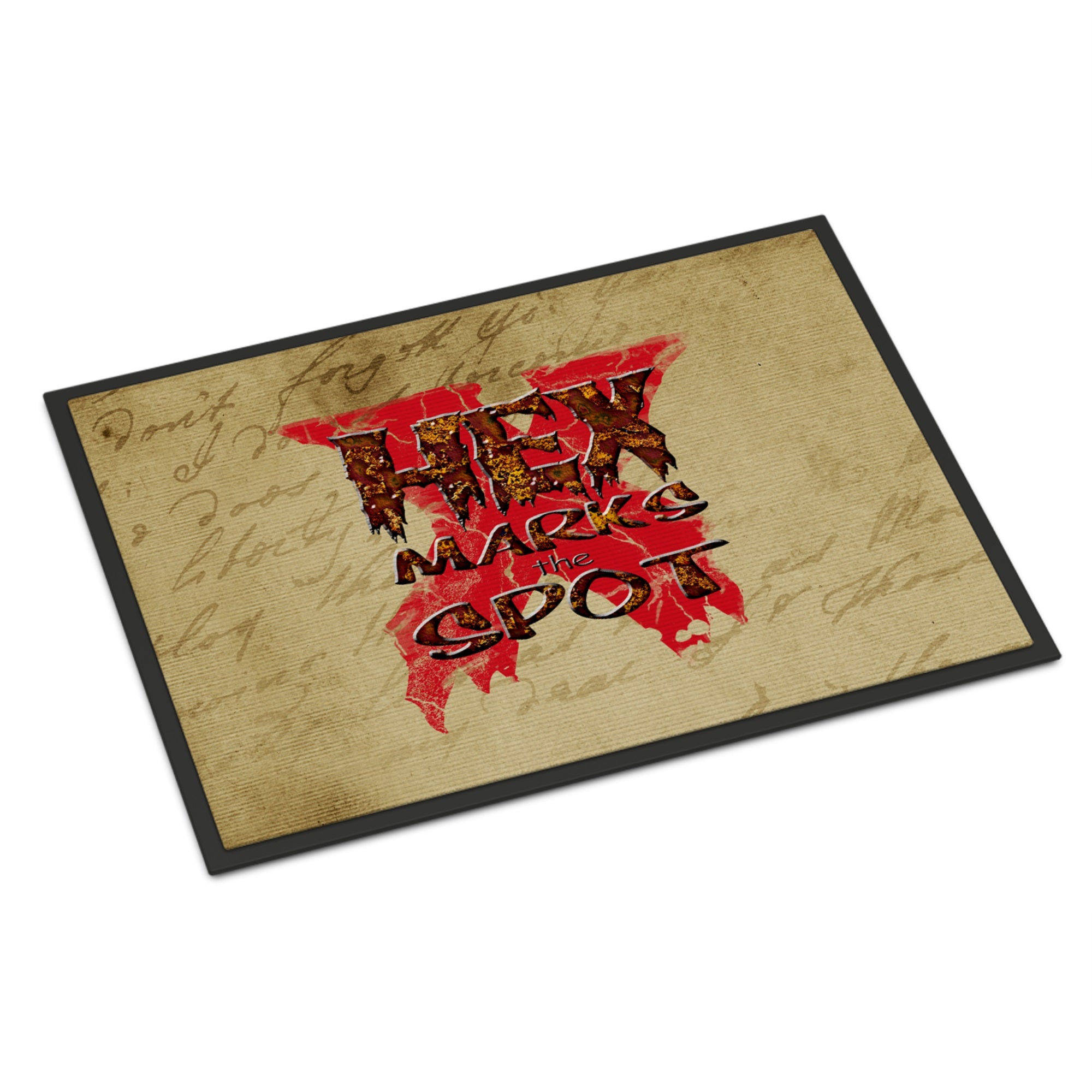 Hex Marks The Spot Halloween Indoor Or Outdoor Mat 18X27