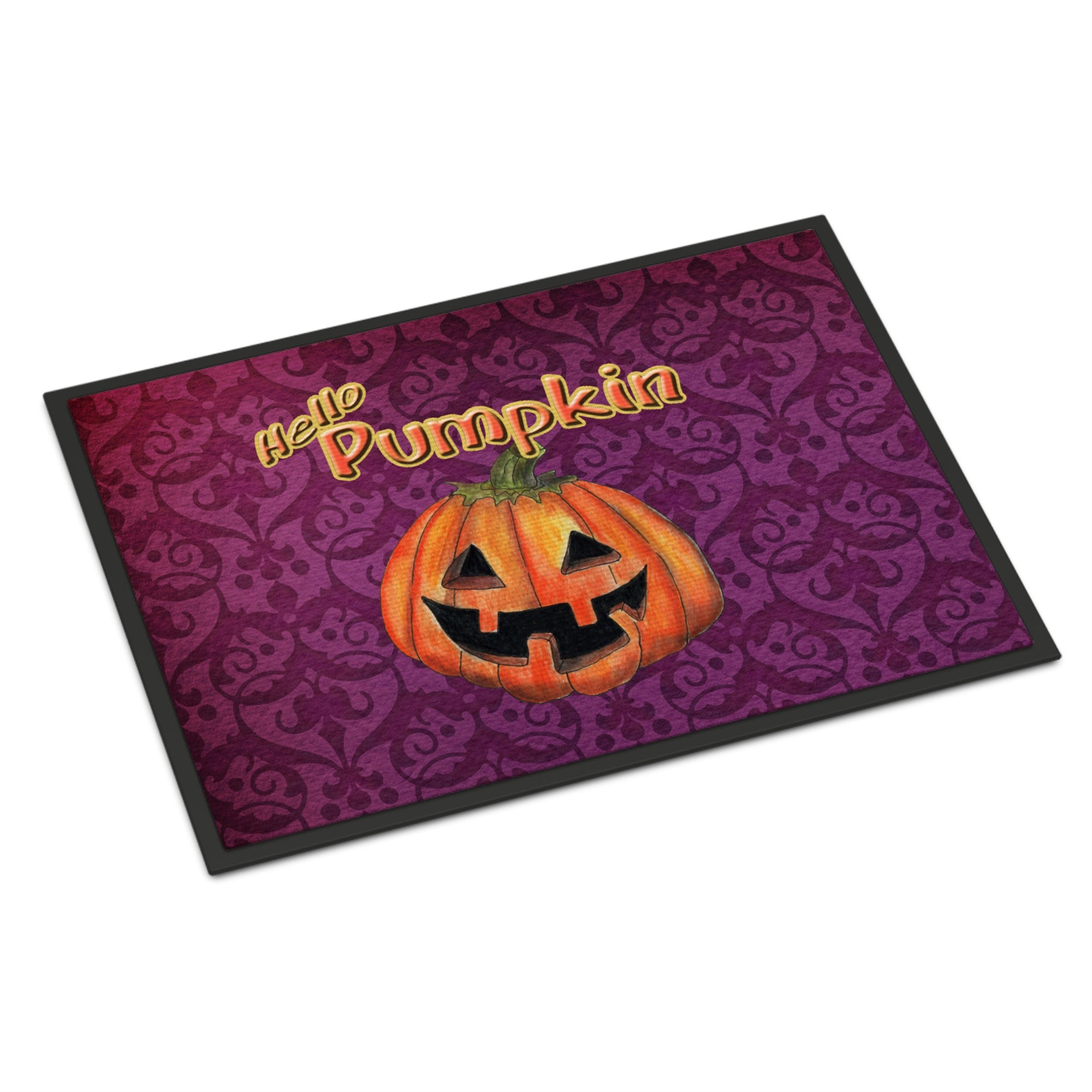 Hello Pumpkin Halloween Indoor Or Outdoor Mat 18X27