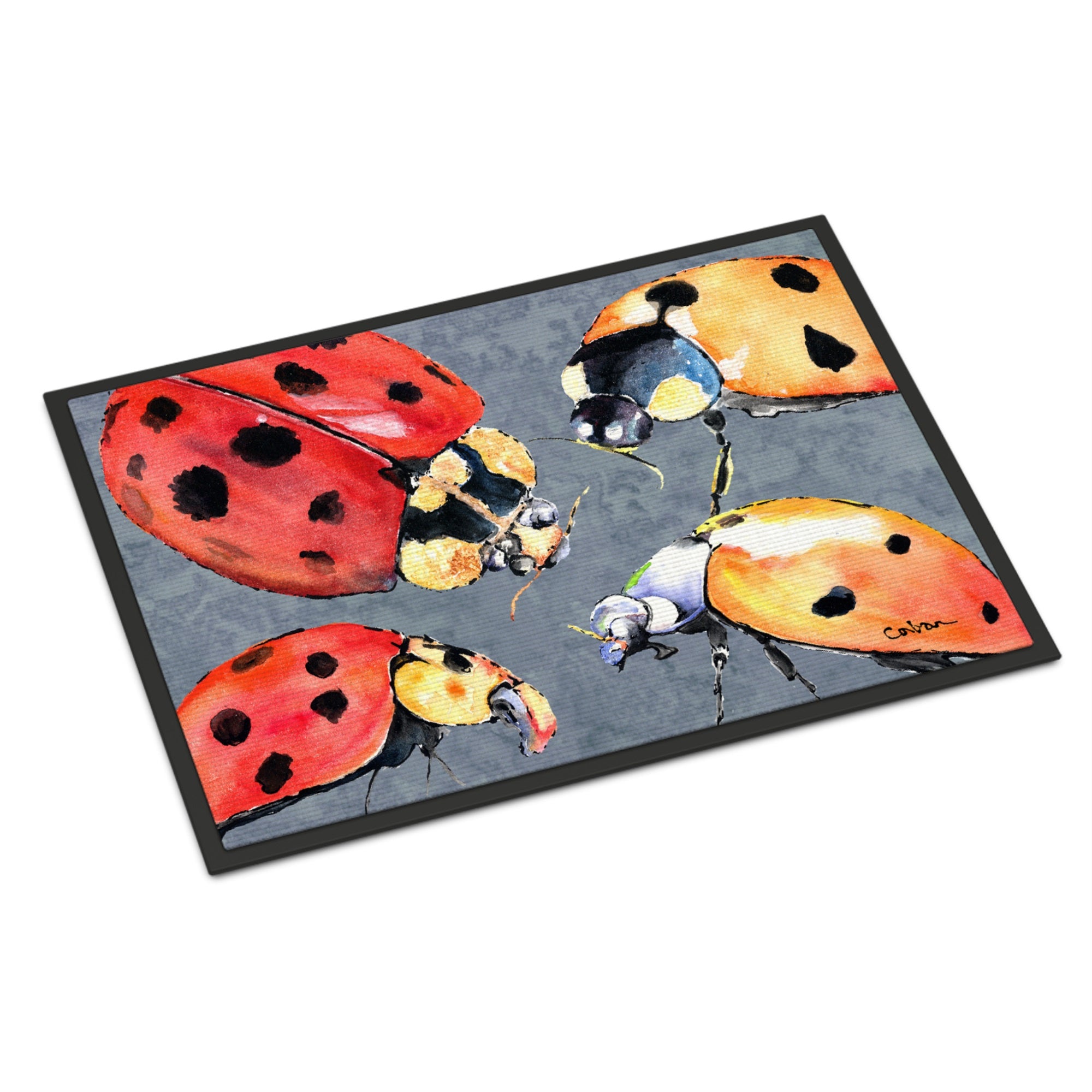 Lady Bug Multiple Indoor Or Outdoor Mat 18X27