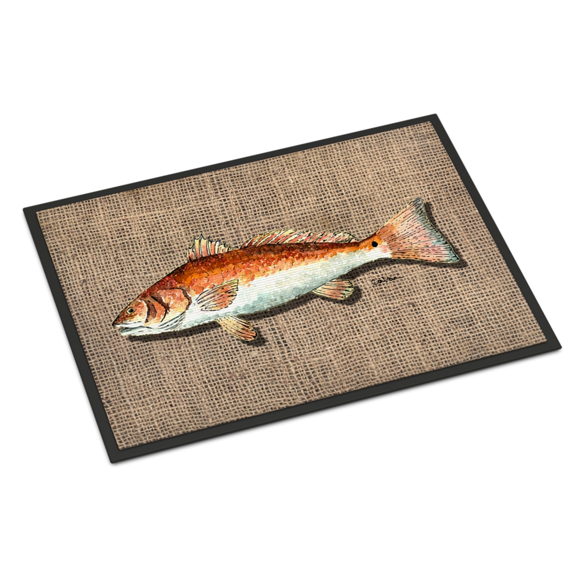 Red Fish Indoor Or Outdoor Mat 24X36