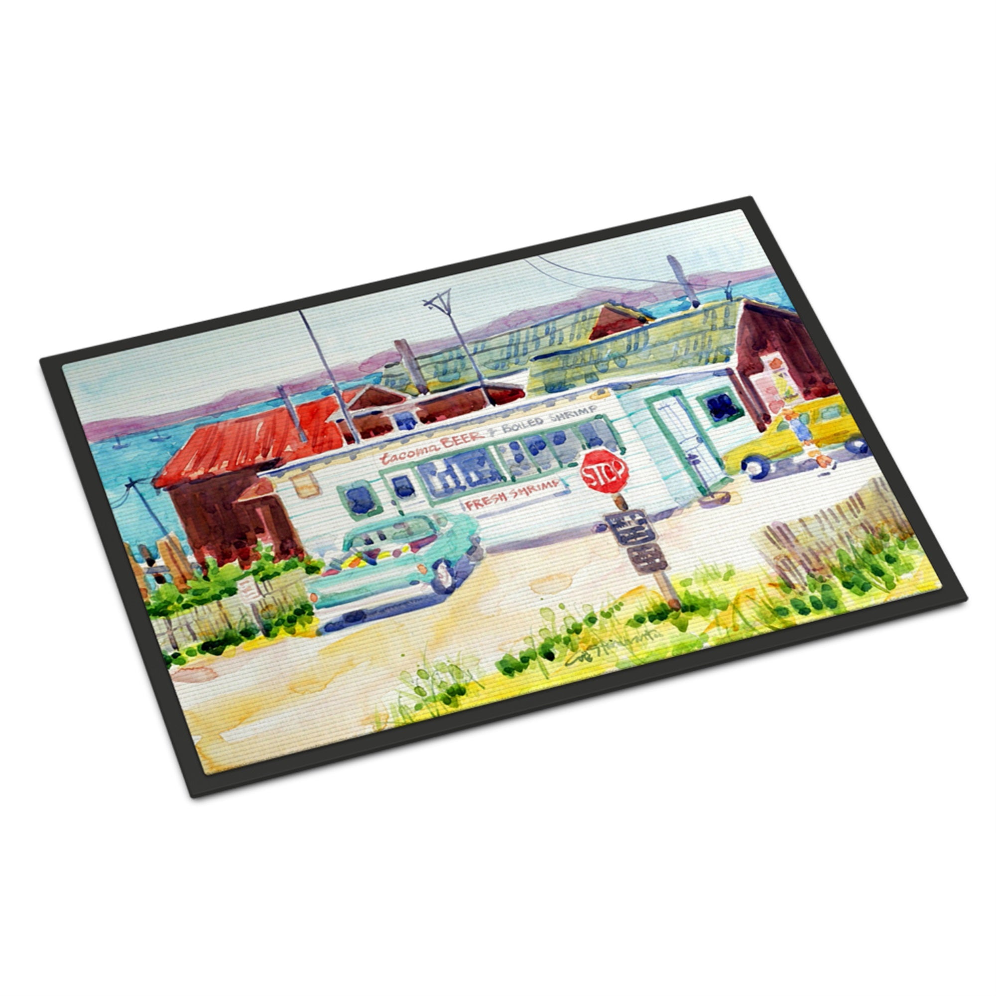 Seafood Shack For Fresh Shrimp Indoor Or Outdoor Mat 24X36