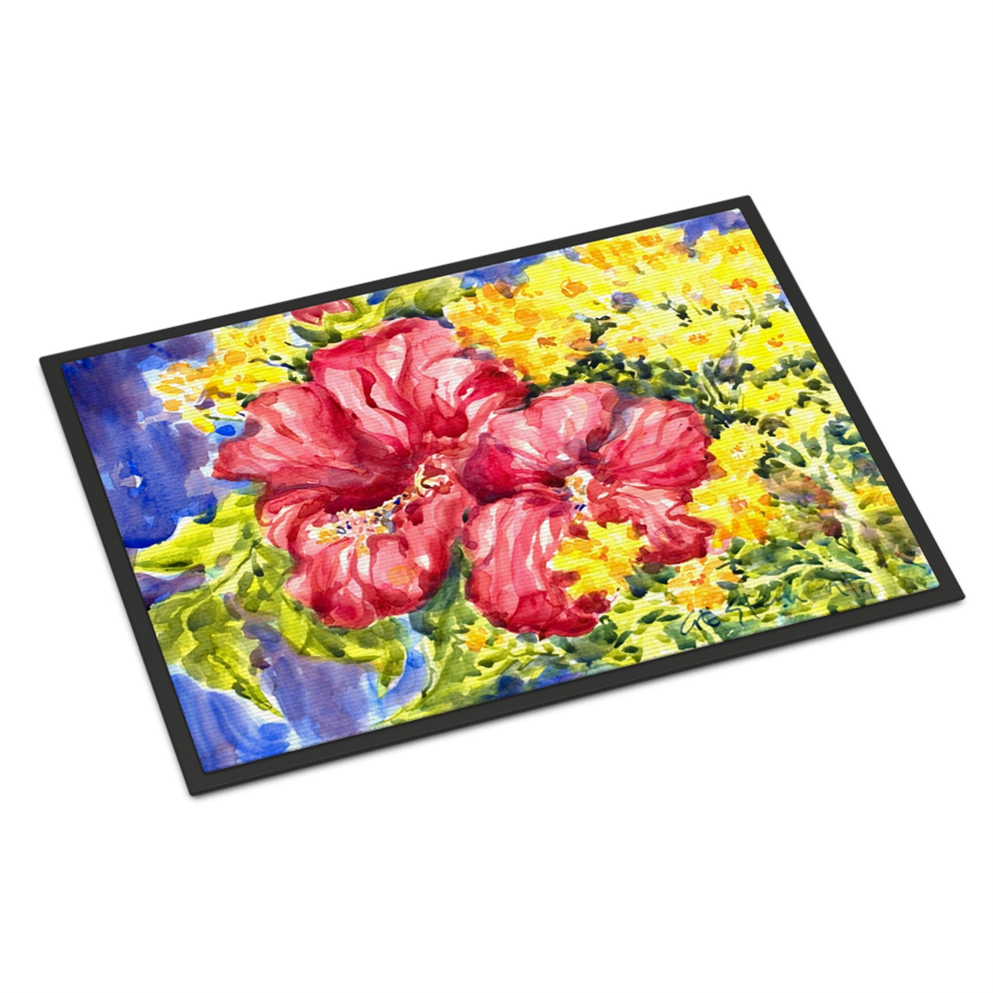 Flower - Hibiscus Indoor Or Outdoor Mat 24X36