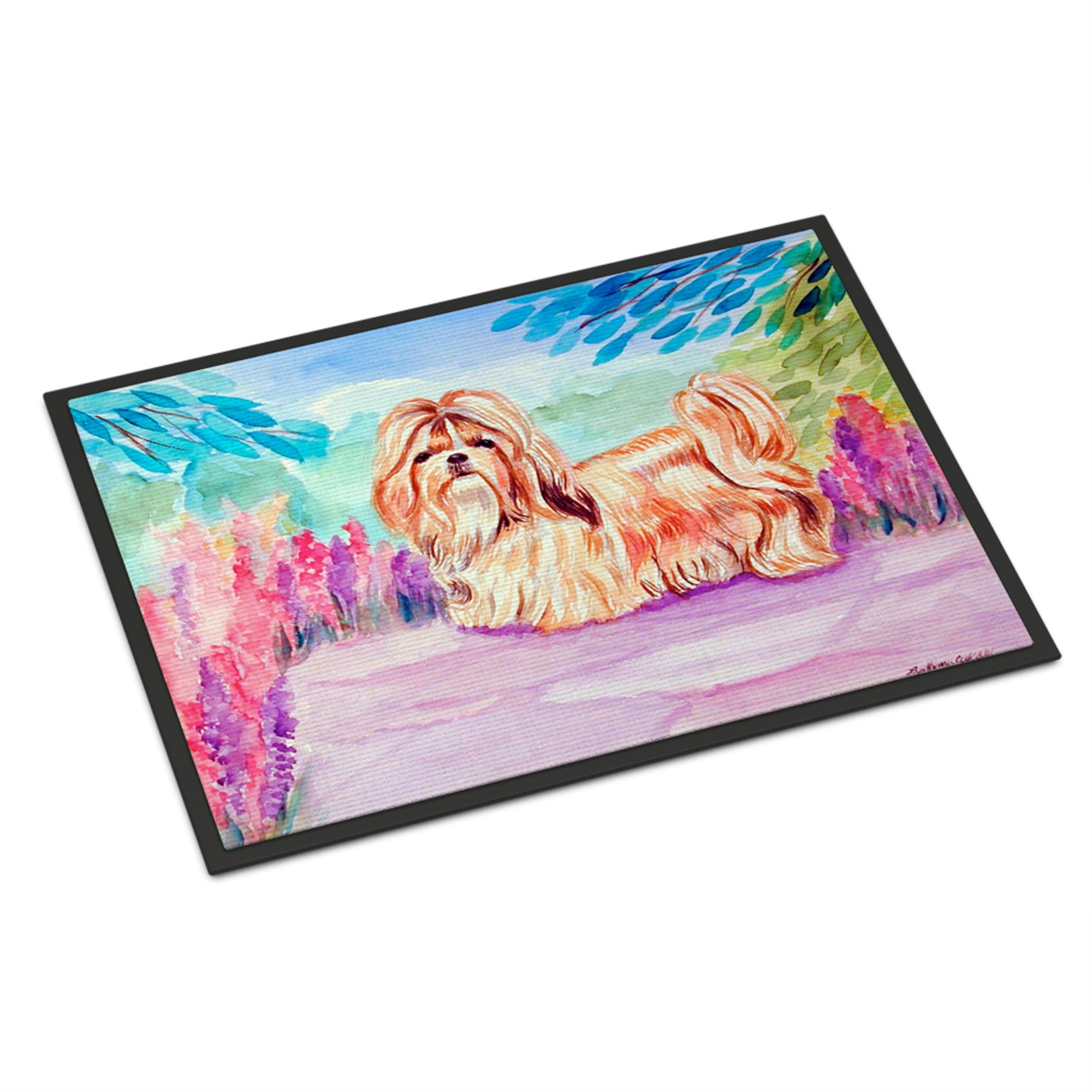 Shih Tzu Indoor Or Outdoor Mat 24X36