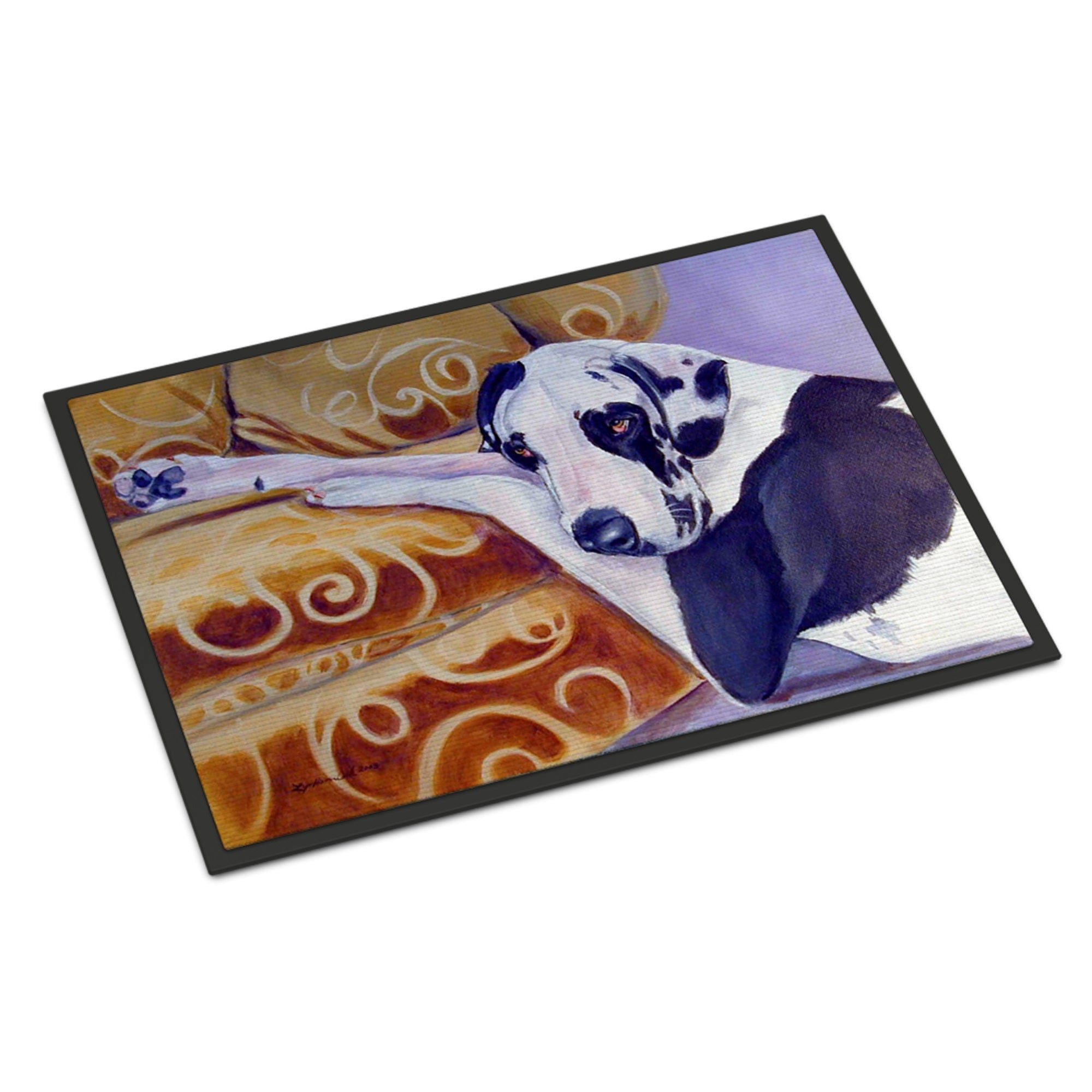 Harlequin Natural Great Dane Indoor Or Outdoor Mat 24X36