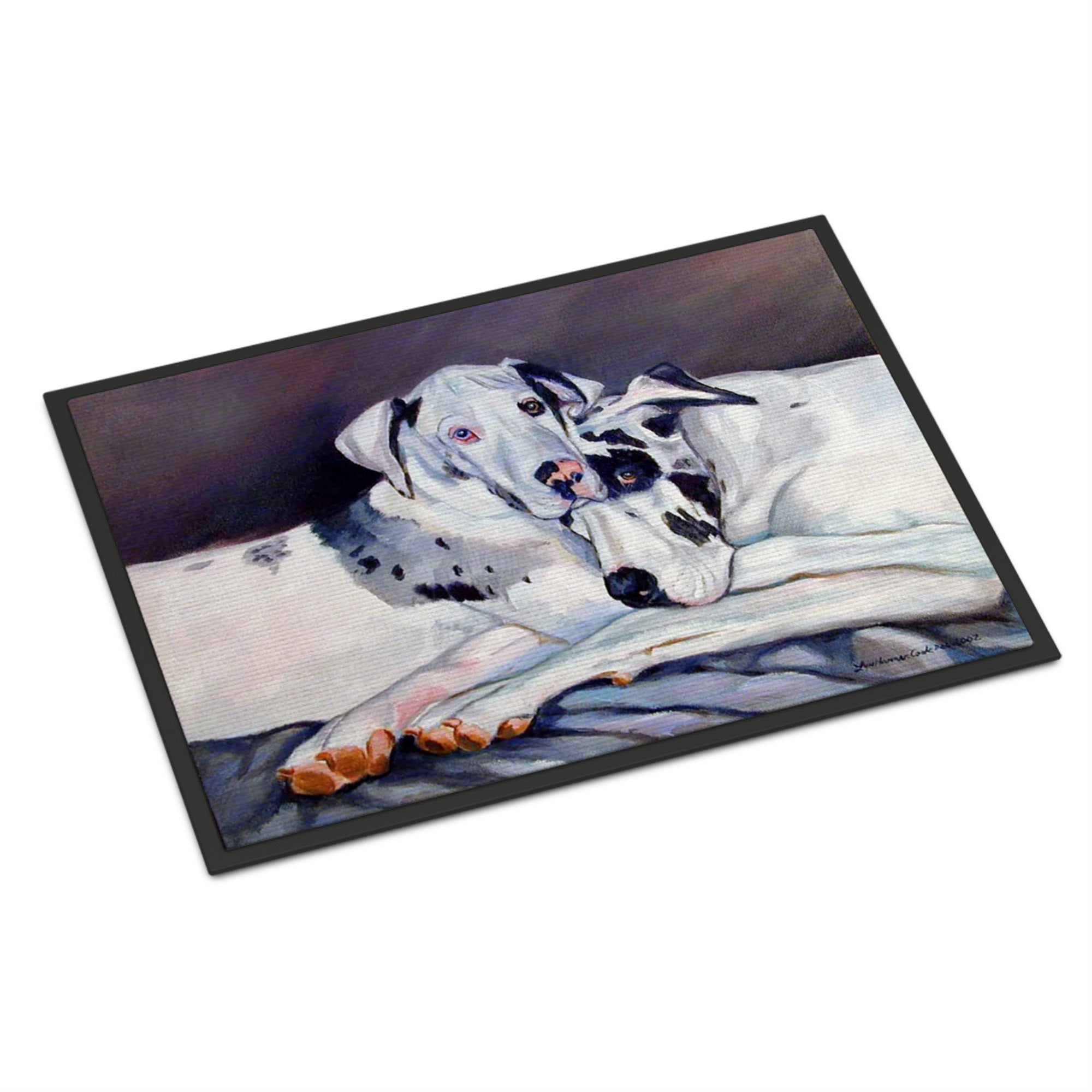 Harlequin Natural Great Danes Indoor Or Outdoor Mat 24X36