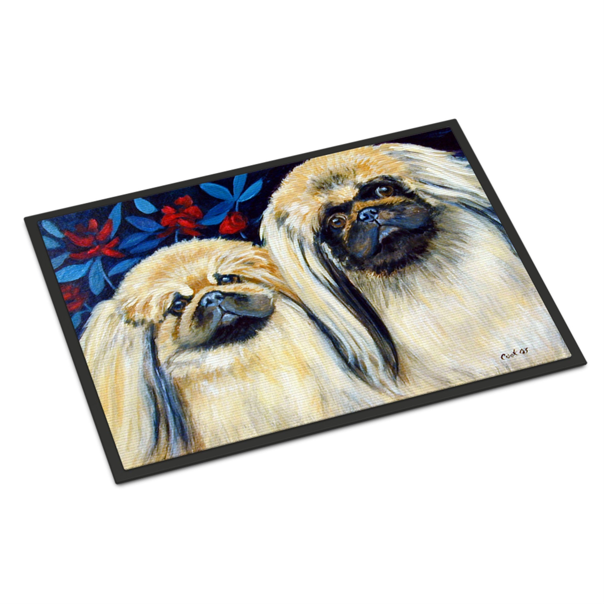 What A Pair Of Pekingese Indoor Or Outdoor Mat 24X36