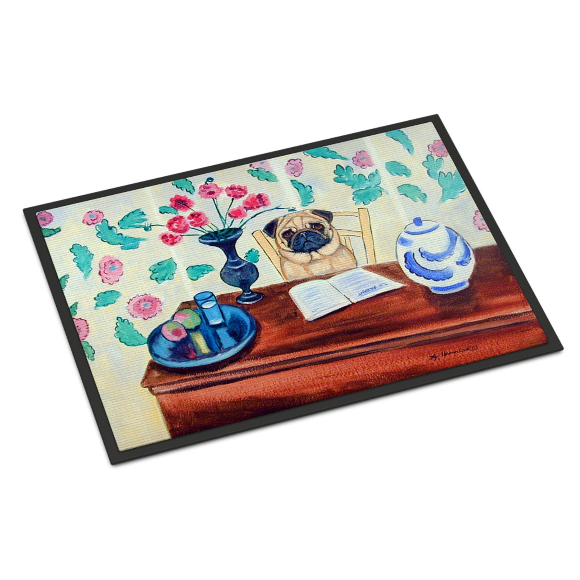 Pug Indoor Or Outdoor Mat 24X36