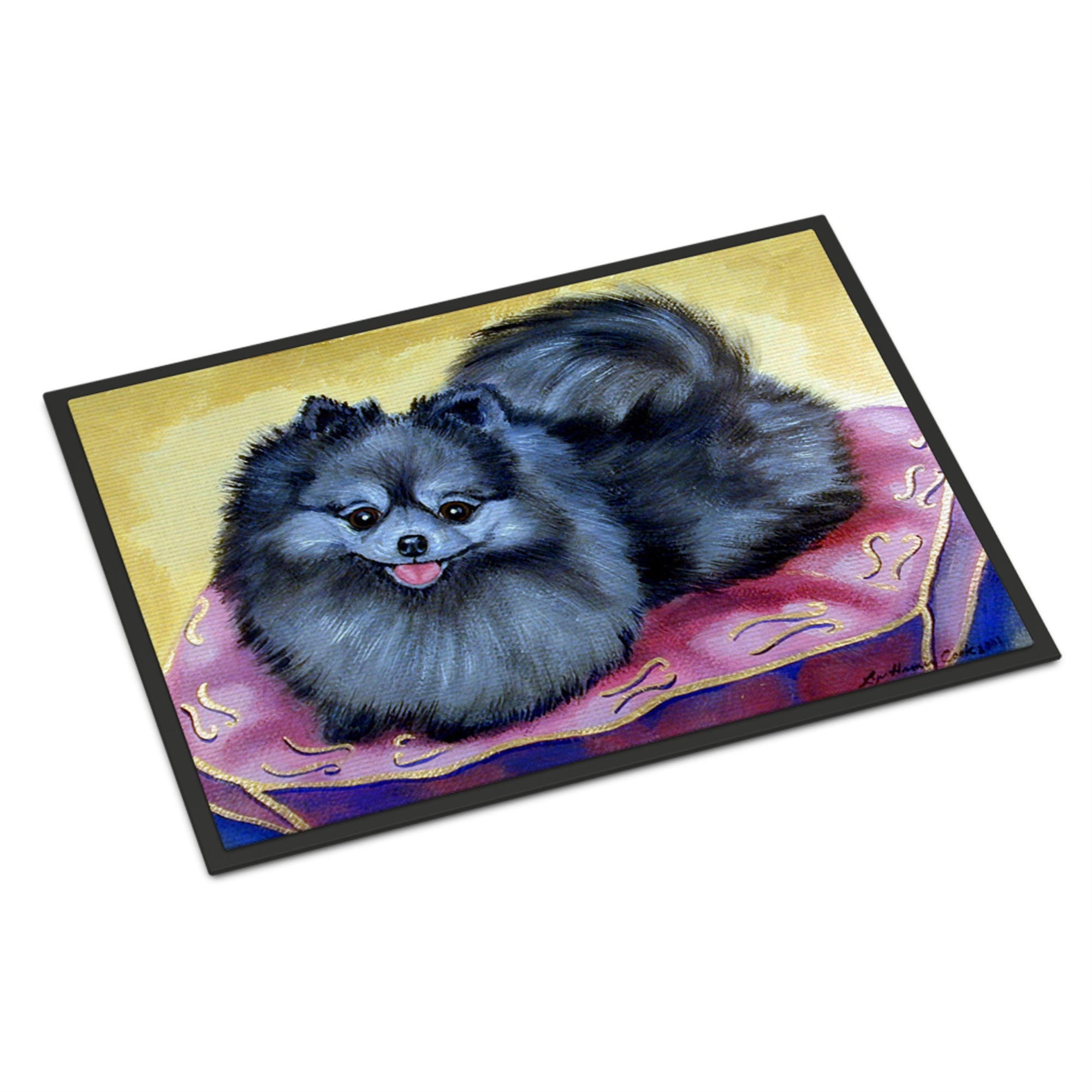 Pomeranian Indoor Or Outdoor Mat 24X36