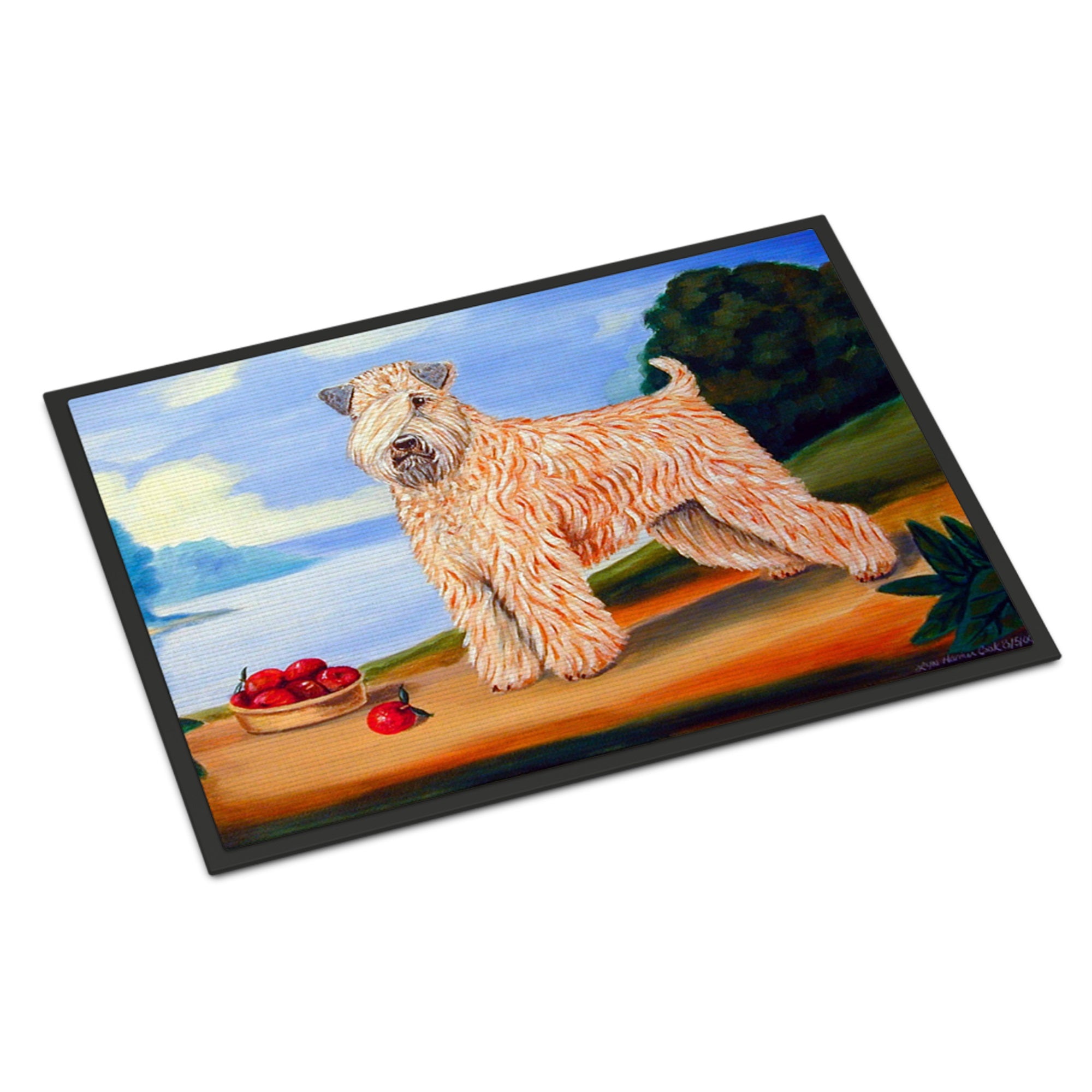 Wheaten Terrier Soft Coated Indoor Or Outdoor Mat 24X36