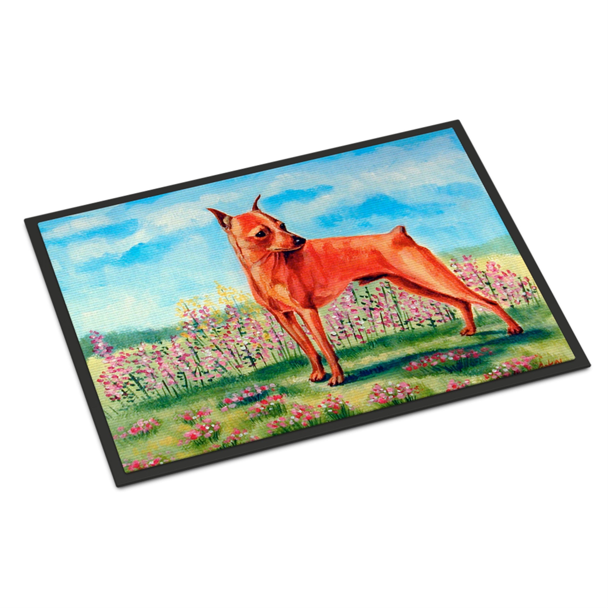 Min Pin Indoor Or Outdoor Mat 24X36