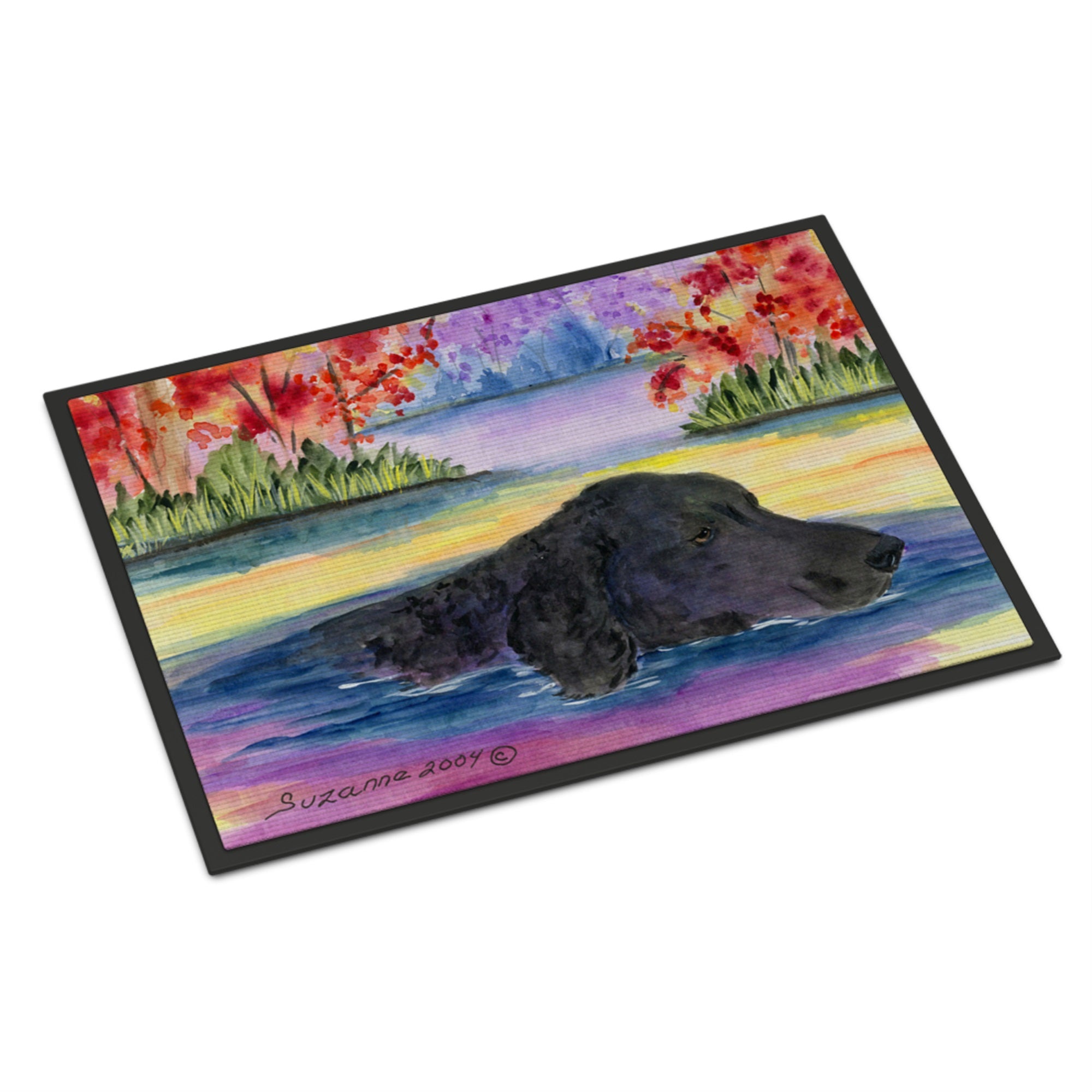 Curly Coated Retriever Indoor Or Outdoor Mat 24X36