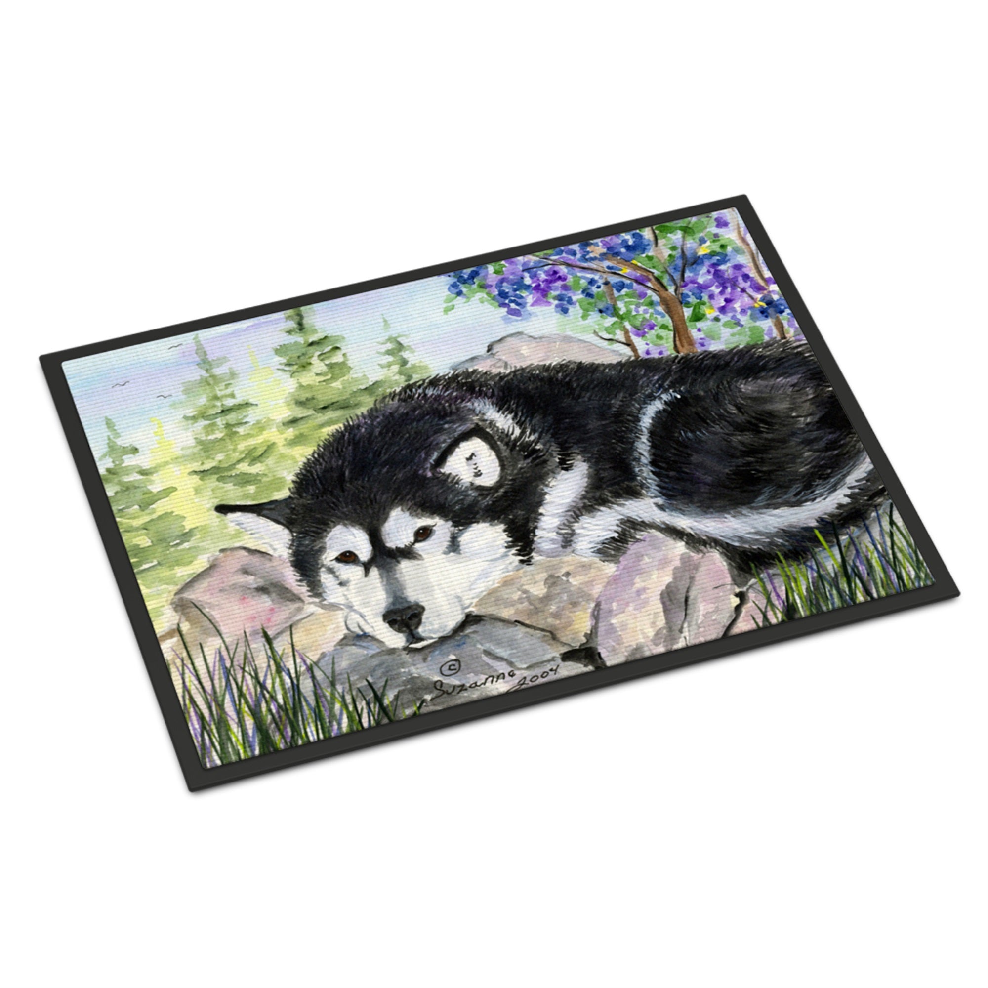 Alaskan Malamute Indoor Or Outdoor Mat 24X36