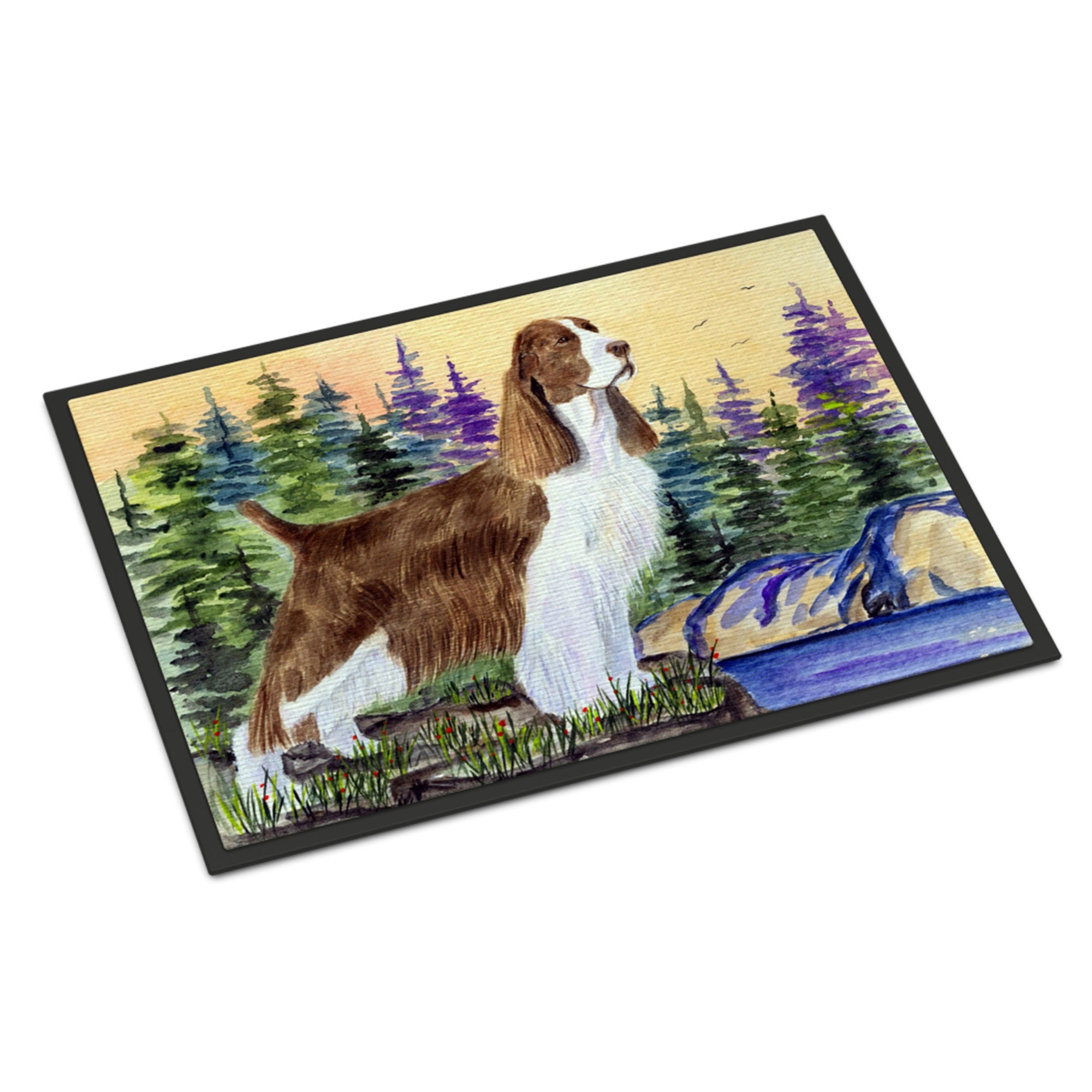 Springer Spaniel Indoor Or Outdoor Mat 24X36