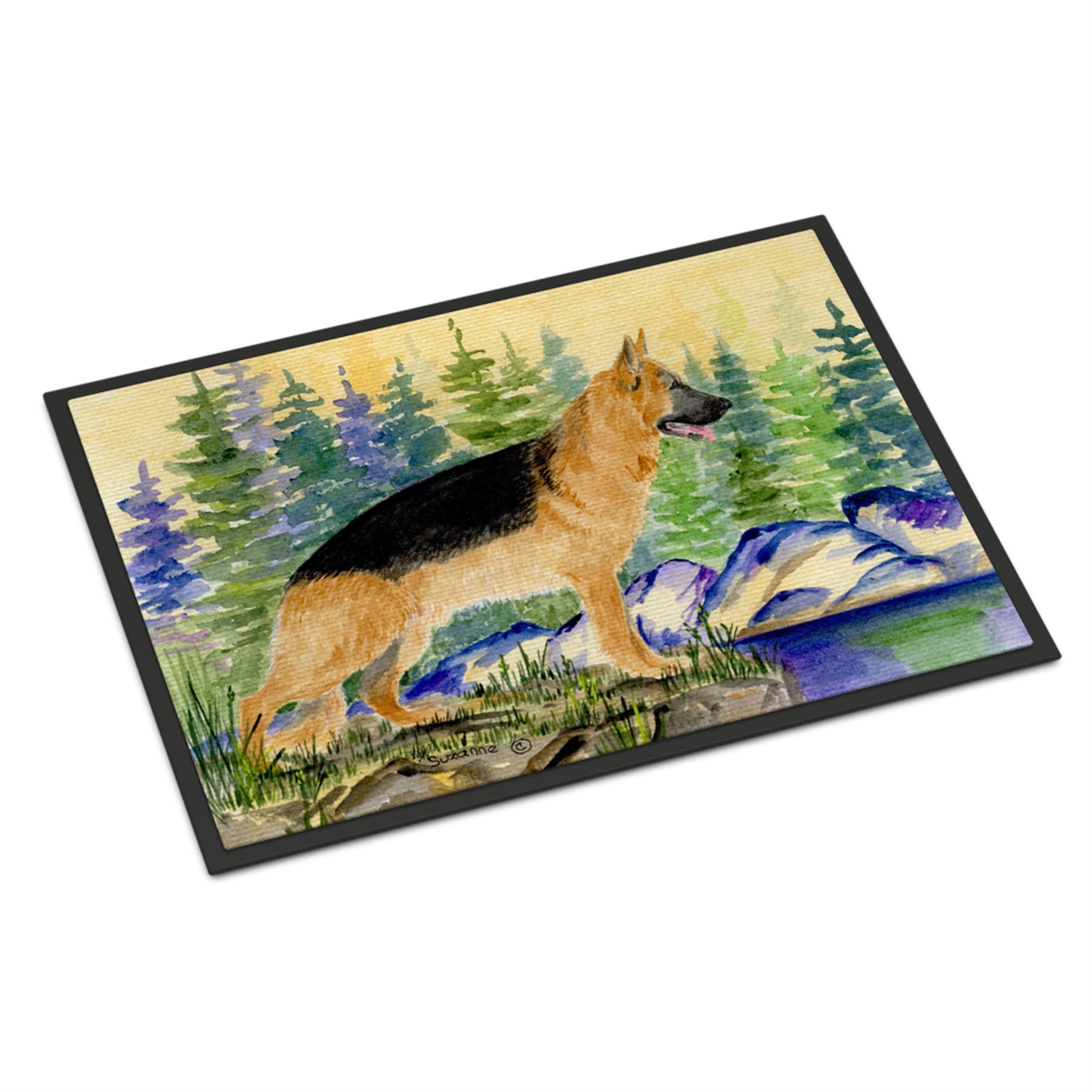 German Shepherd Indoor Or Outdoor Mat 24X36